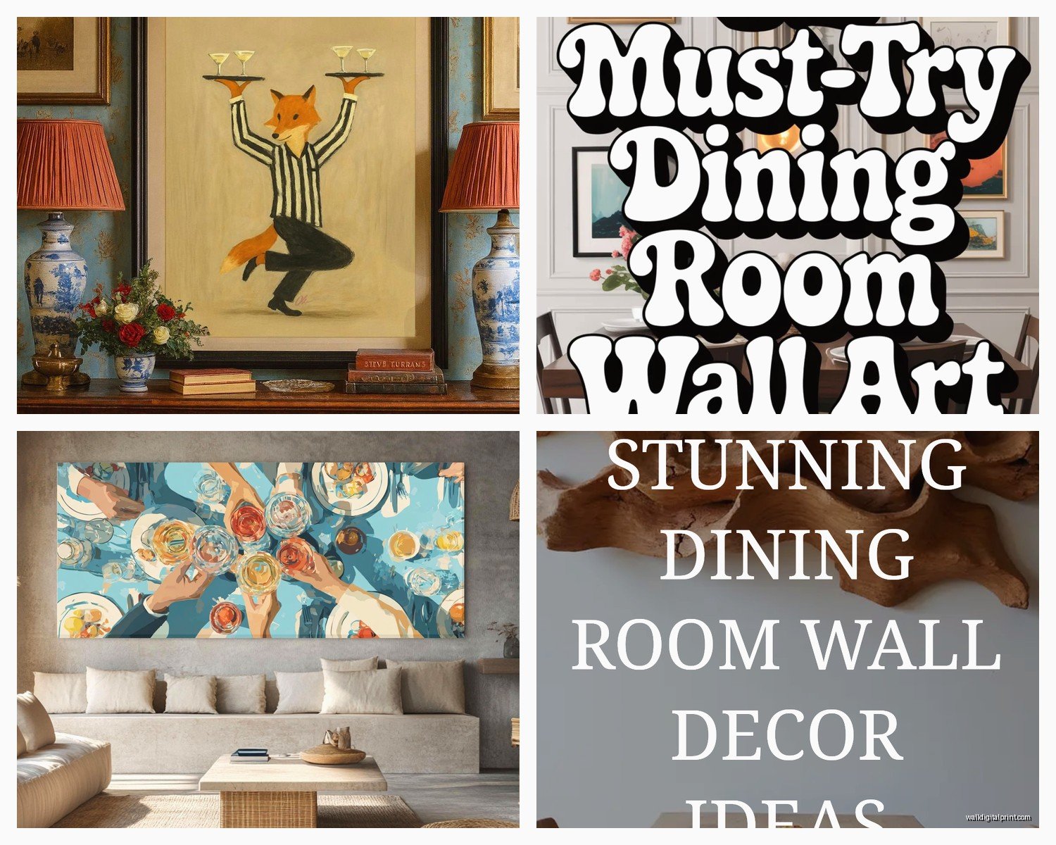 Dining Wall Art: Eating Space Food & Wine Themes
