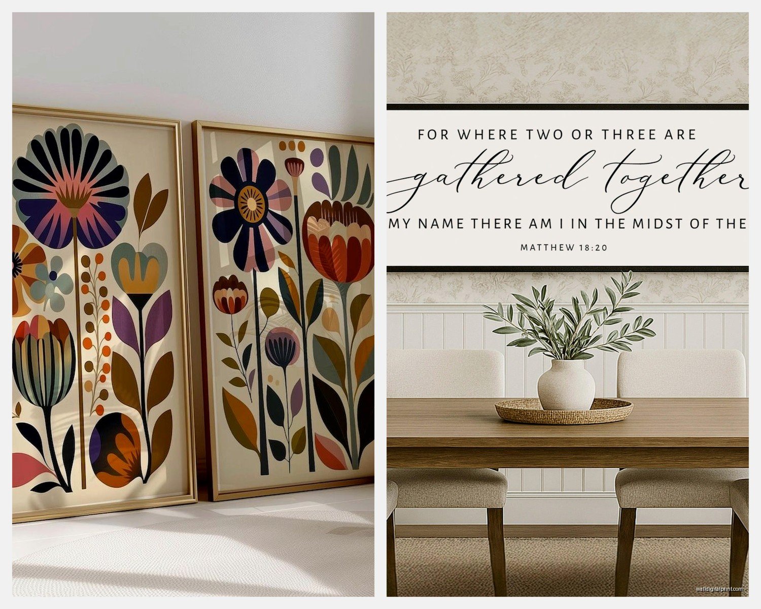 Dining Wall Art: Eating Space Food & Wine Themes