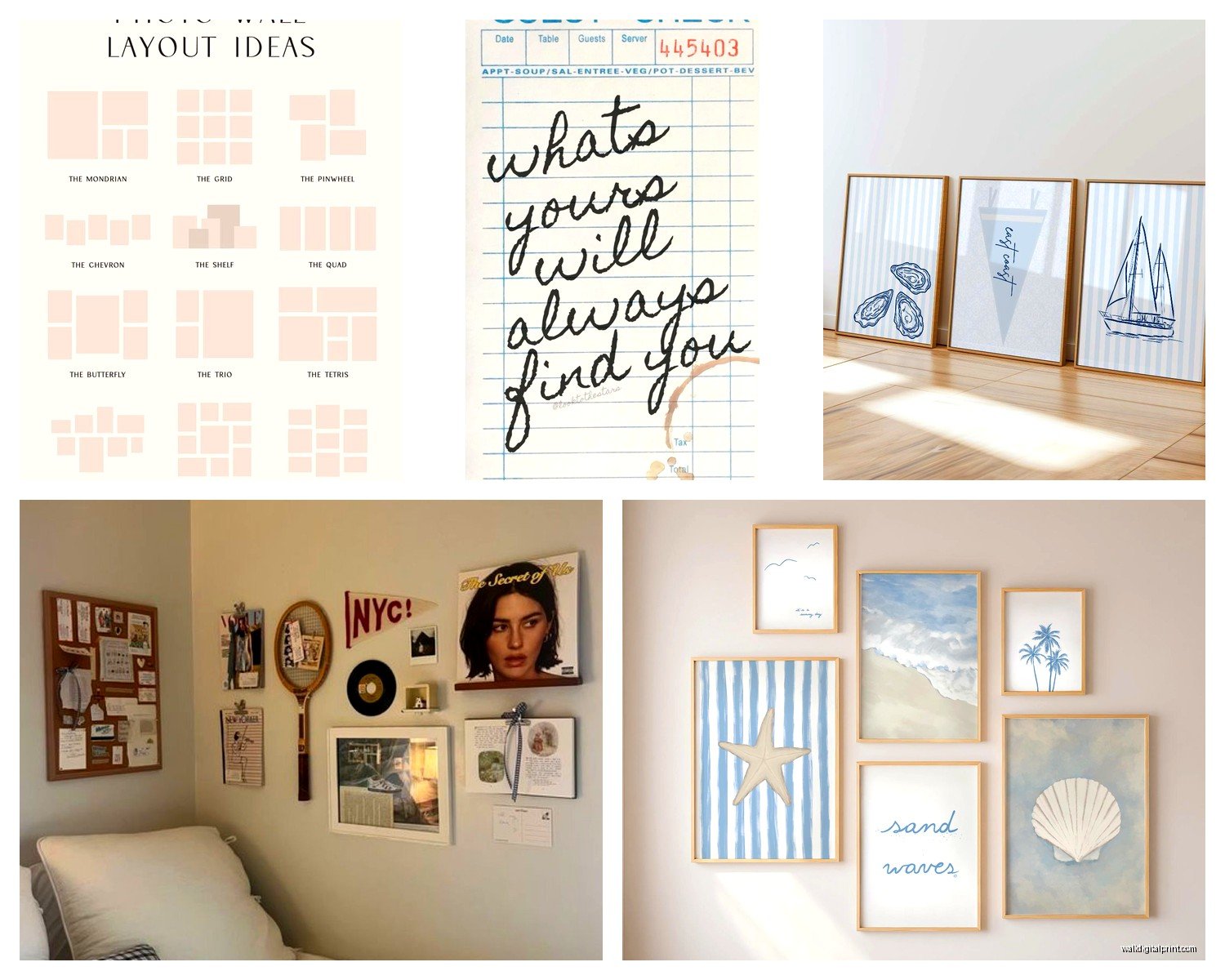 Dorm Room Wall Art: College Student Decor Ideas