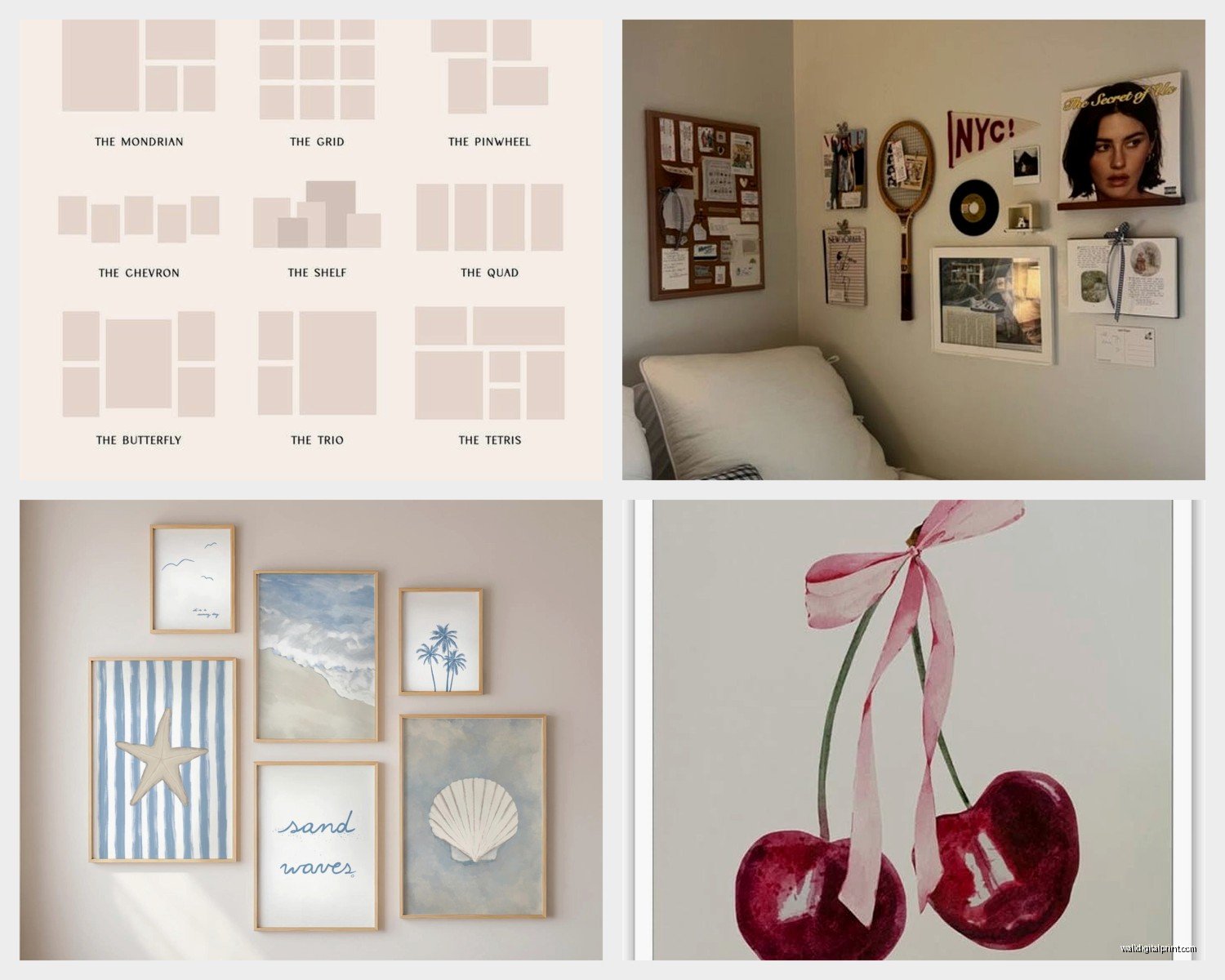 Dorm Room Wall Art: College Student Decor Ideas