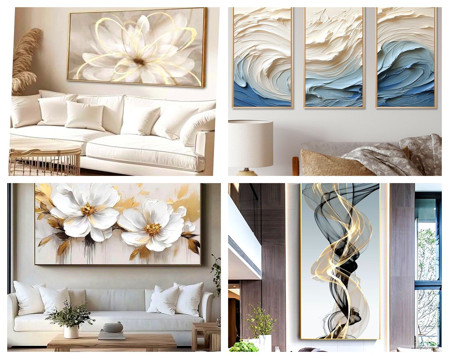 Elegant Wall Art for Living Room: Sophisticated Designs
