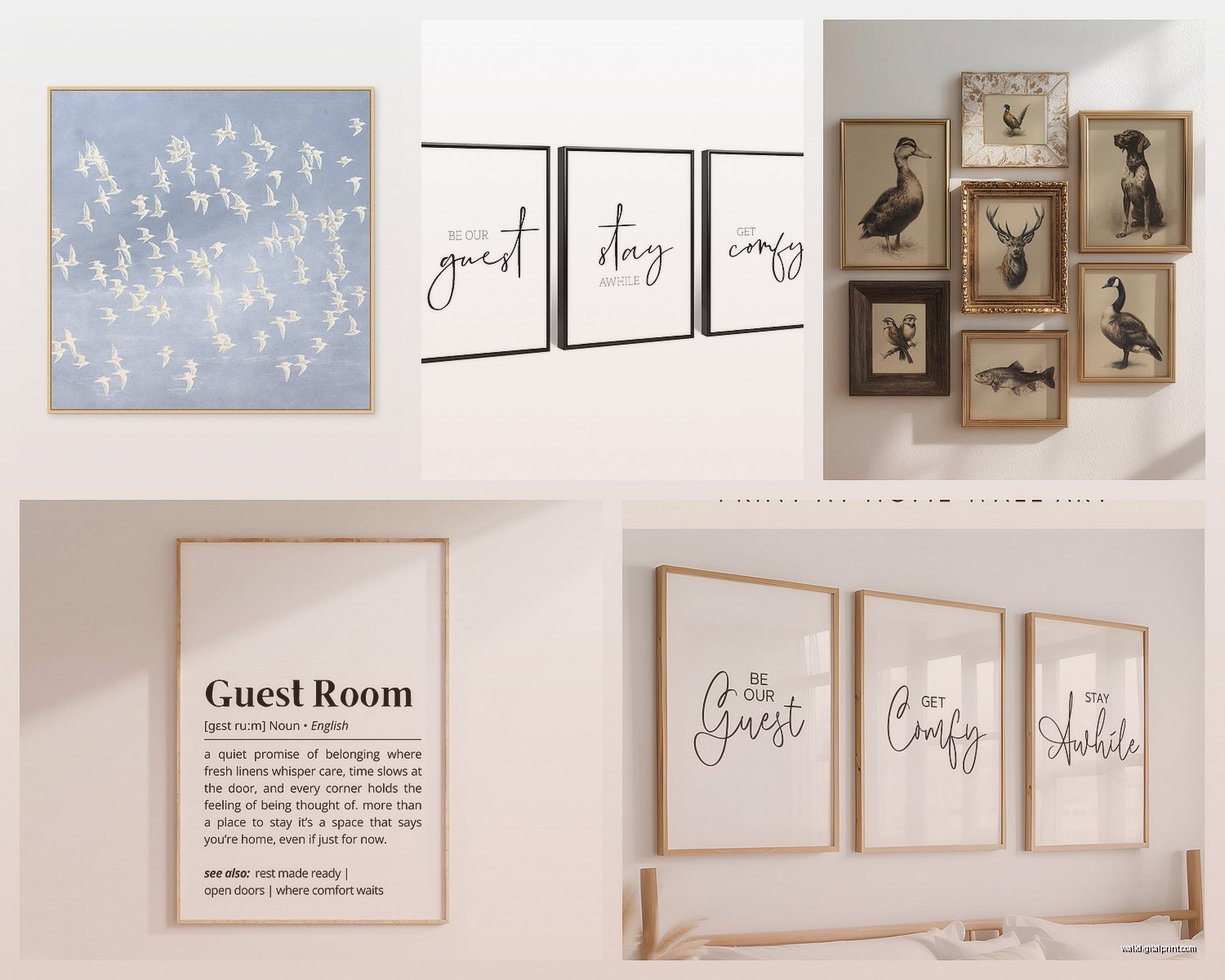 Guest Room Wall Art: Welcoming Spare Bedroom Decor