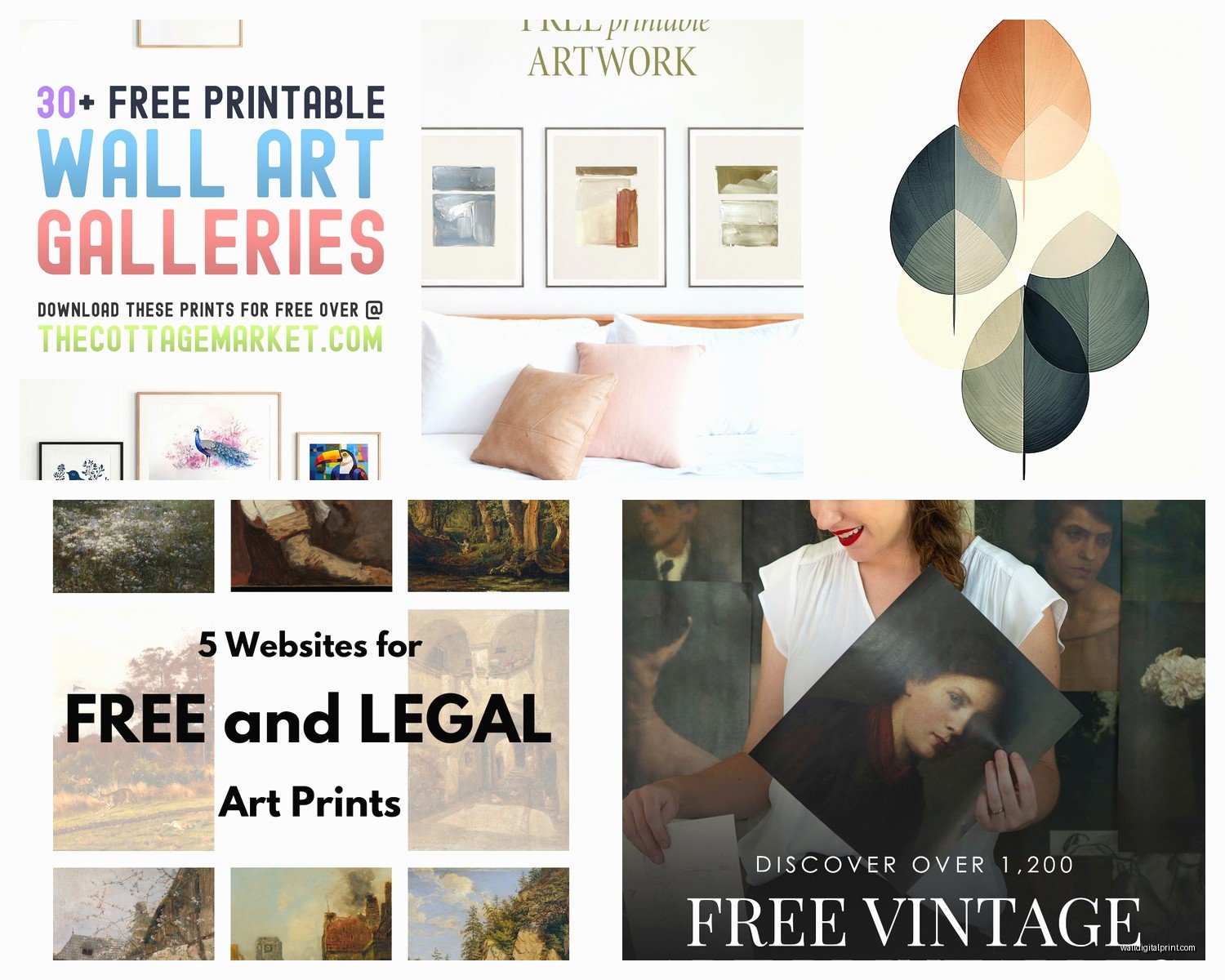 High Resolution Modern Free Printable Wall Art: 4K Downloads