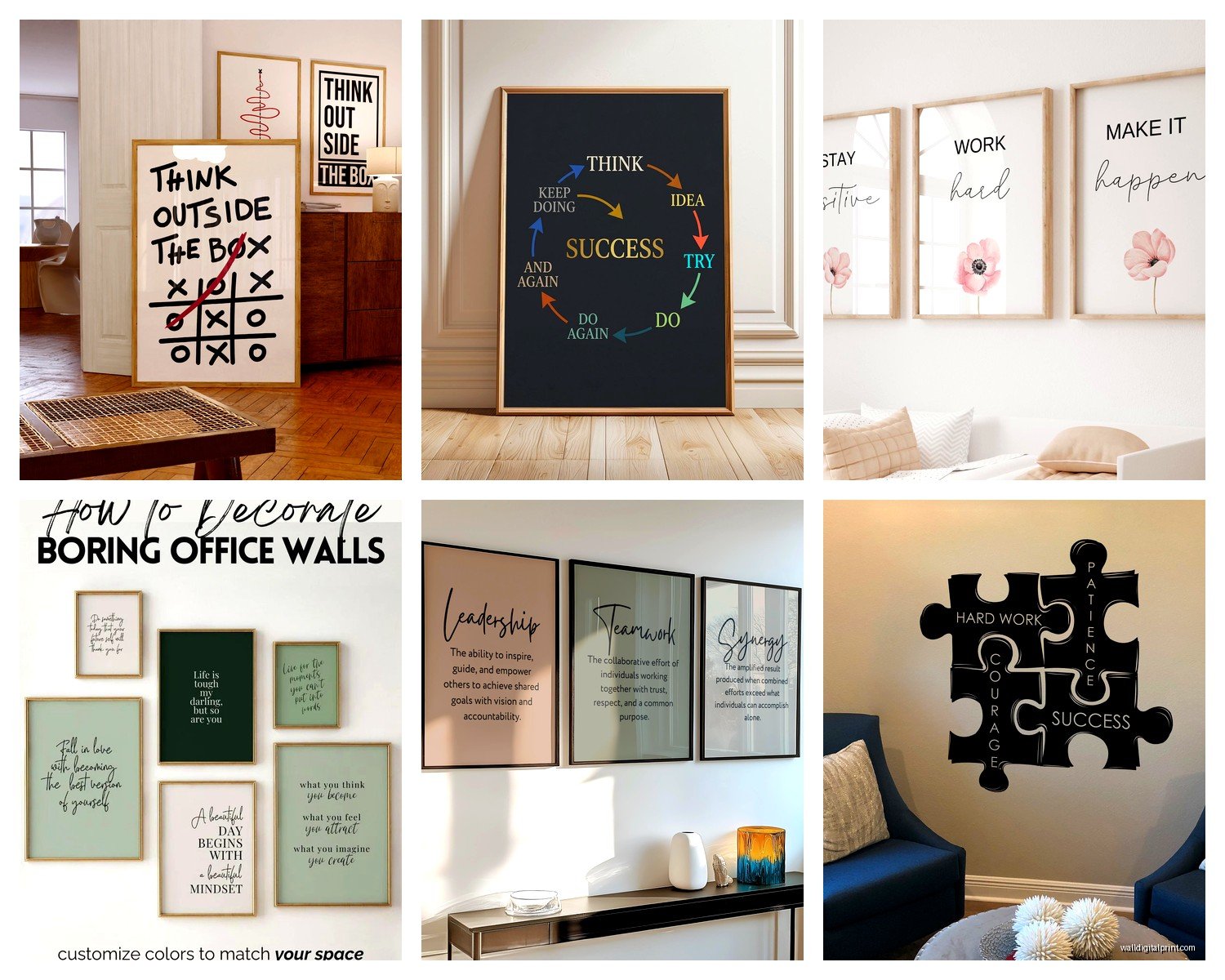 Inspirational Wall Art for Office: Workplace Motivation