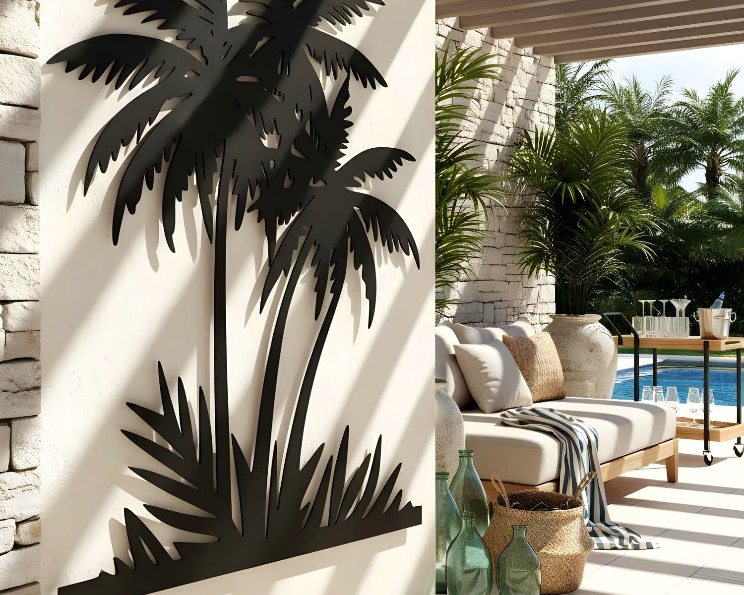 Large Outdoor Metal Wall Art: Weather-Resistant Sculptures