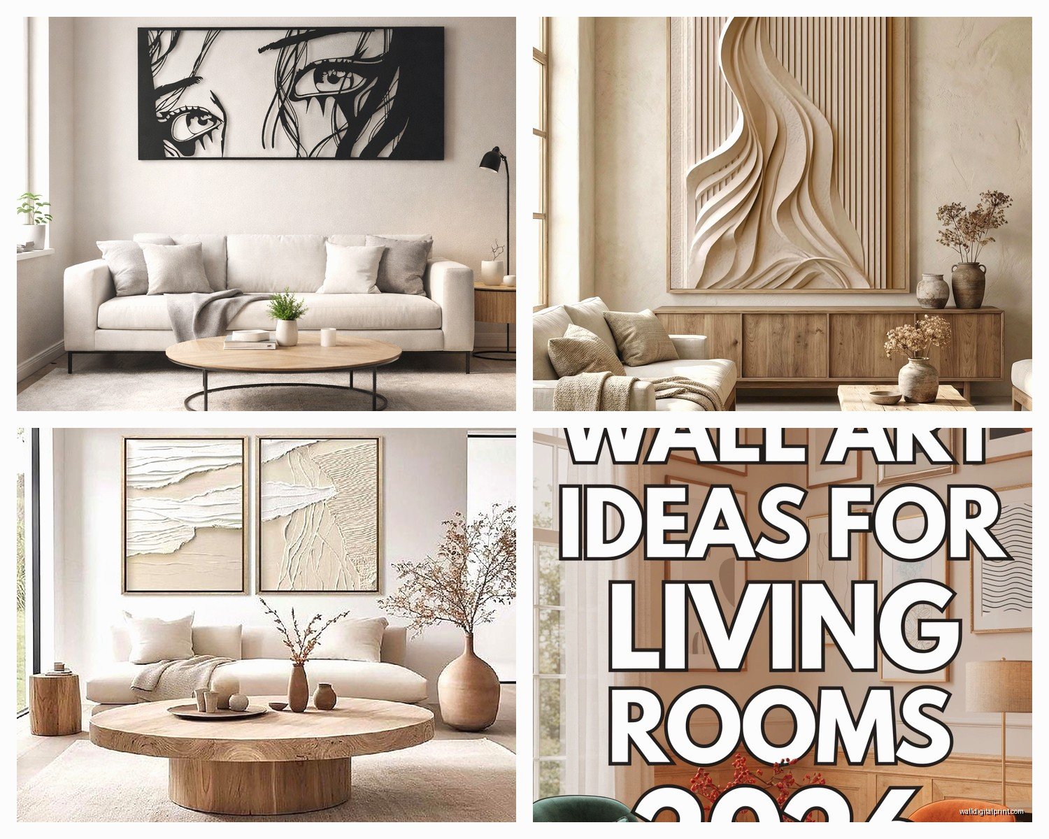 Modern Wall Art for Living Room: Contemporary Main Space