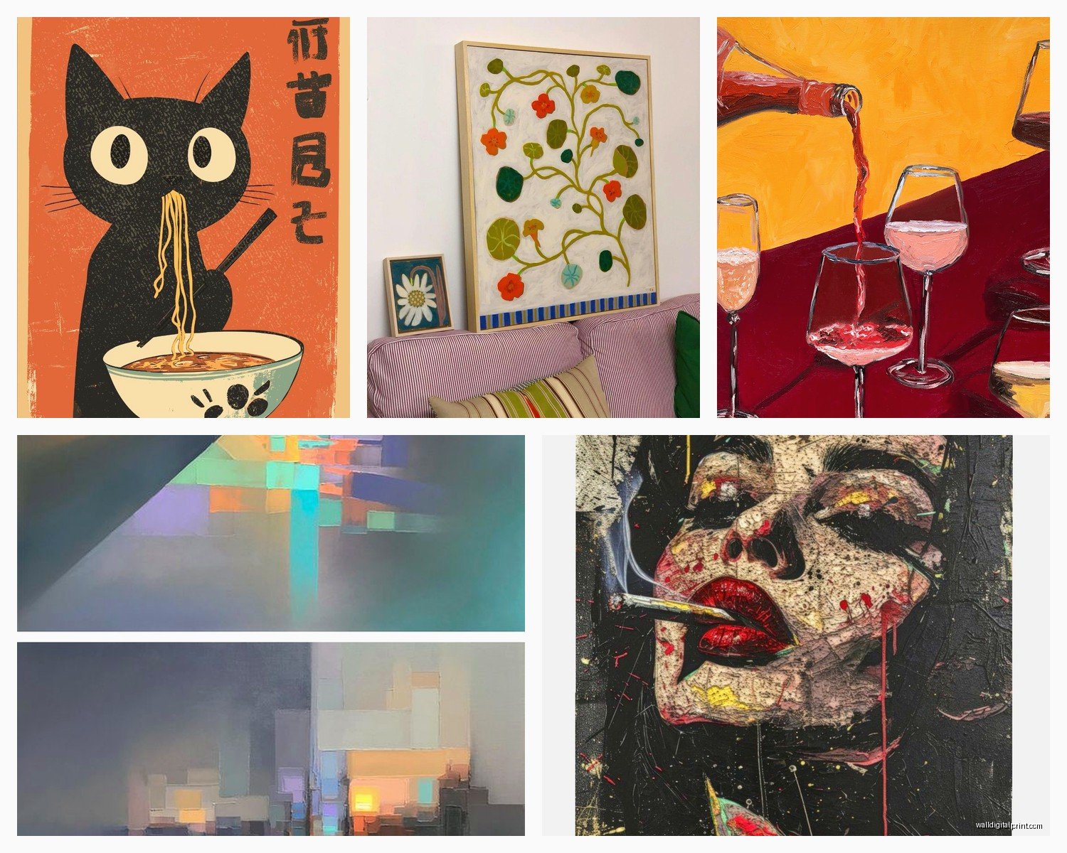 Original Wall Art: Authentic One-of-a-Kind Artist Pieces