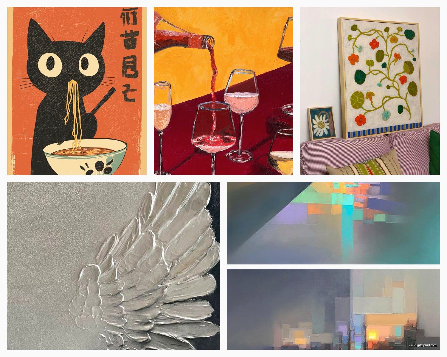 Original Wall Art: Authentic One-of-a-Kind Artist Pieces