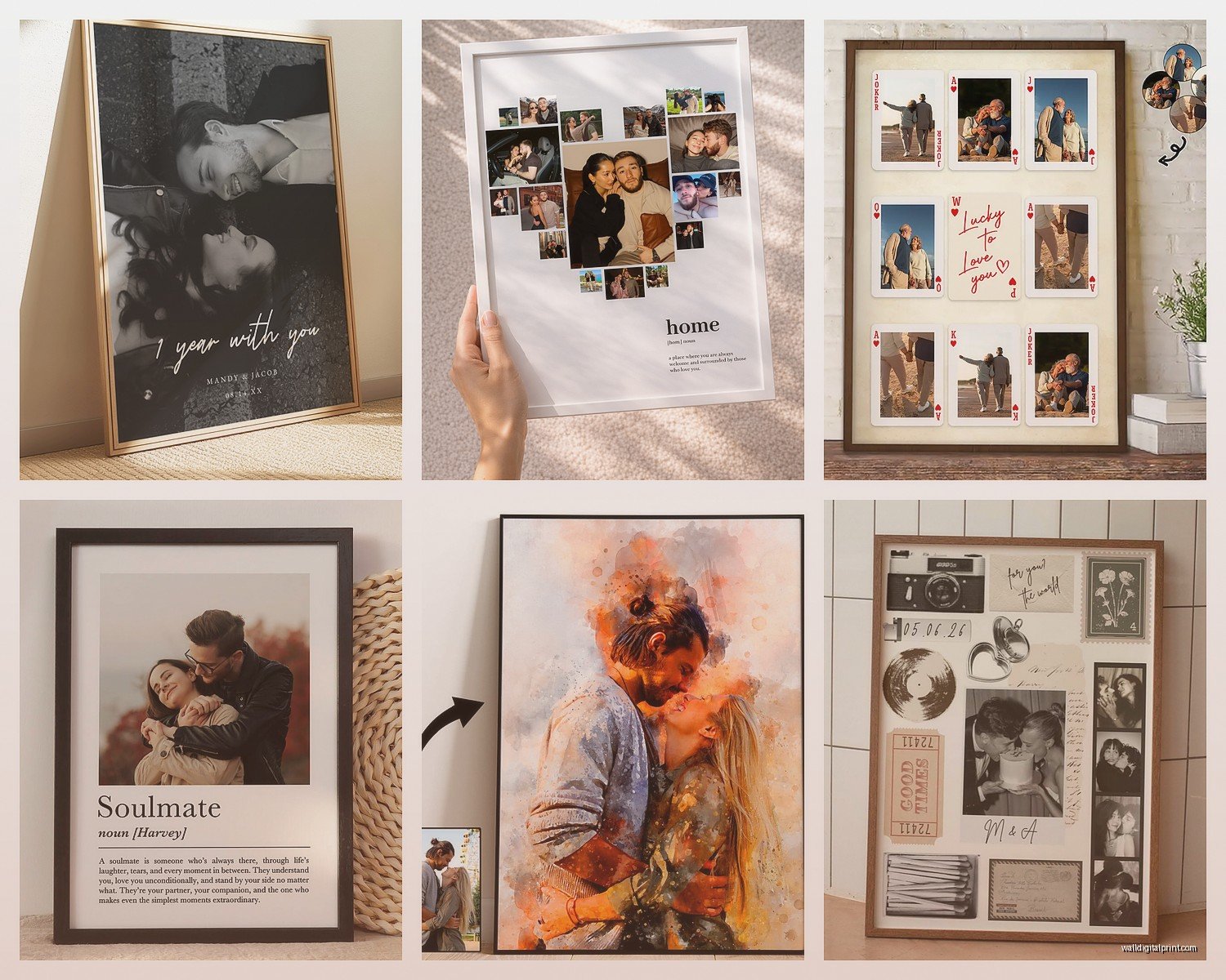 Personalised Photo Wall Art: Custom Picture Print Services