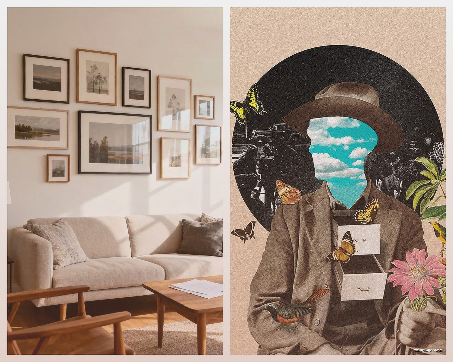 Photo Collage Wall Art: Multi-Picture Gallery Walls