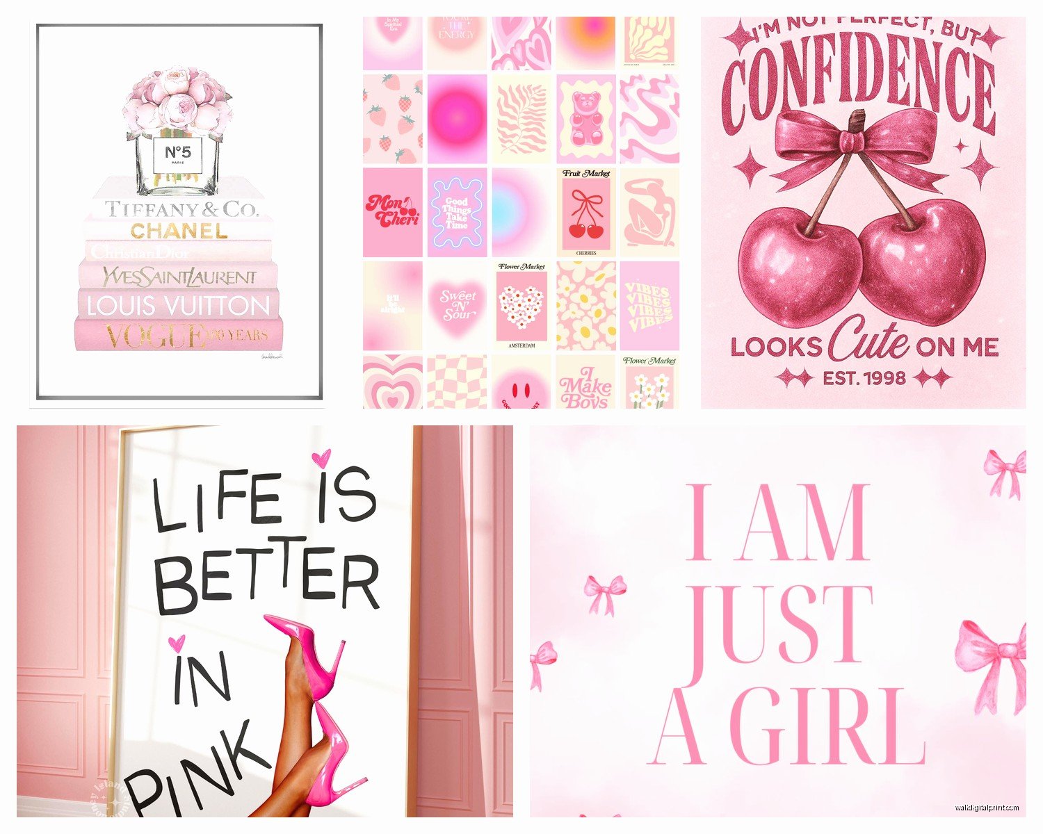 Pink Wall Art for Bedroom: Blush to Hot Pink Designs