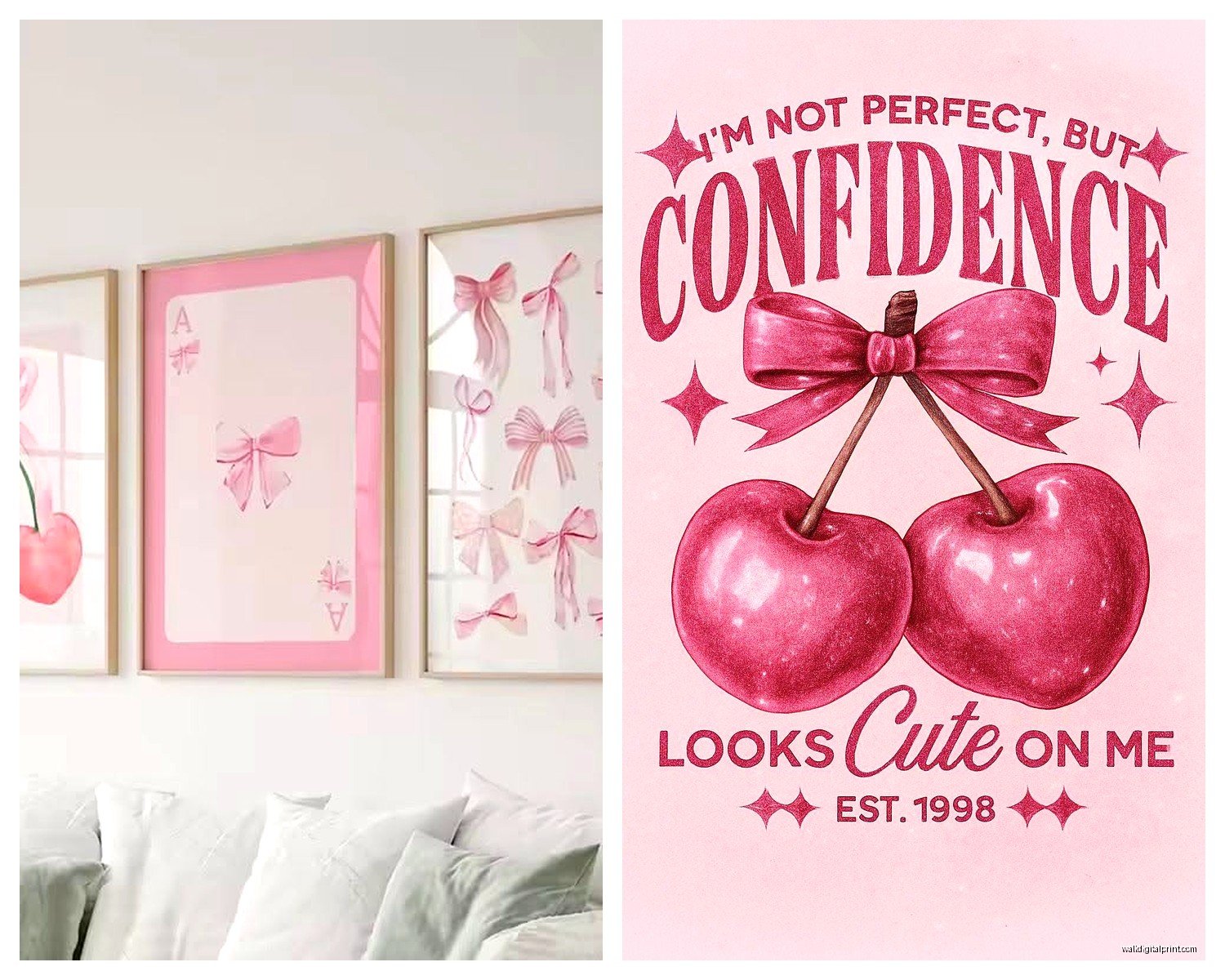 Pink Wall Art for Bedroom: Blush to Hot Pink Designs