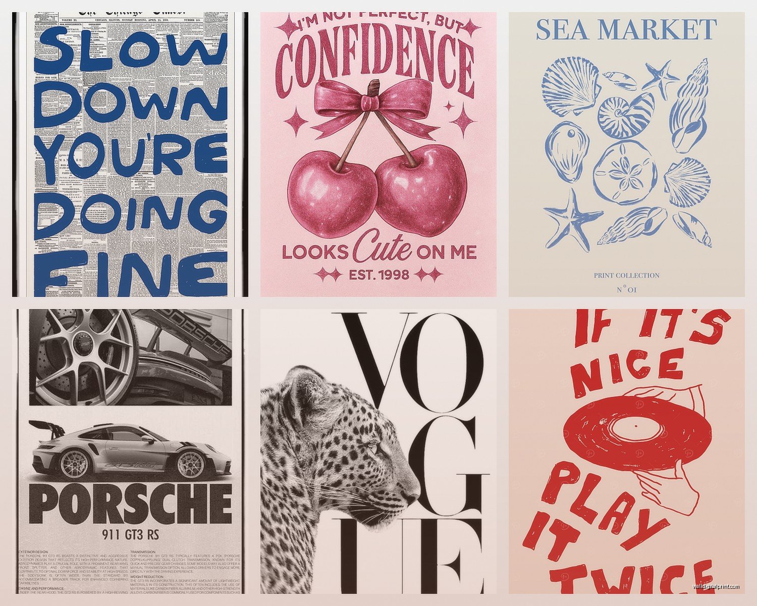 Poster Prints Wall Art: Affordable Paper Art Reproductions