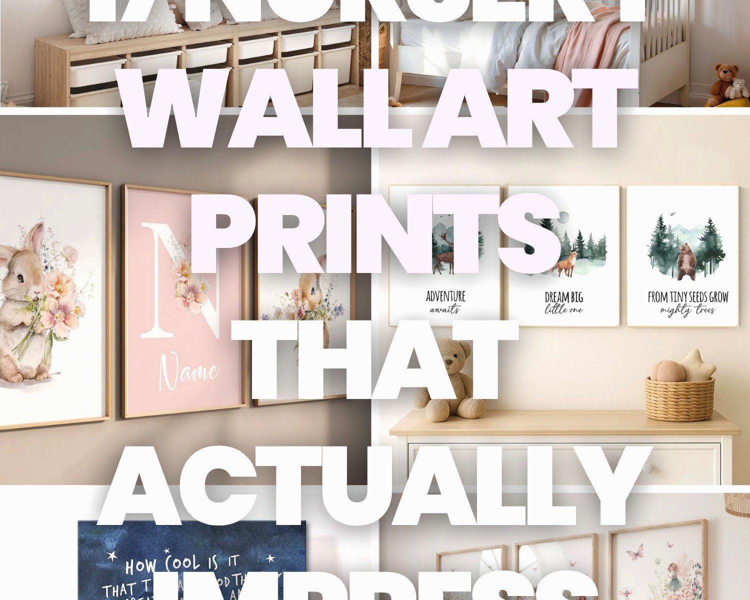 Printable Nursery Wall Art: Free Baby Room Downloads