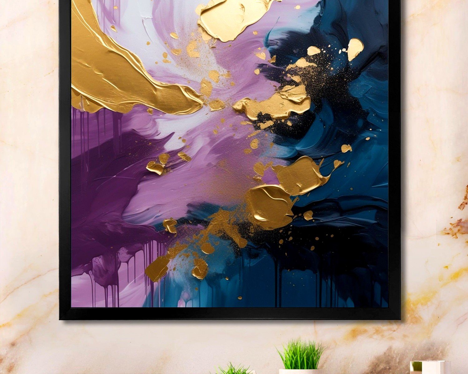 Purple Wall Art for Living Room: Violet & Lavender Decor