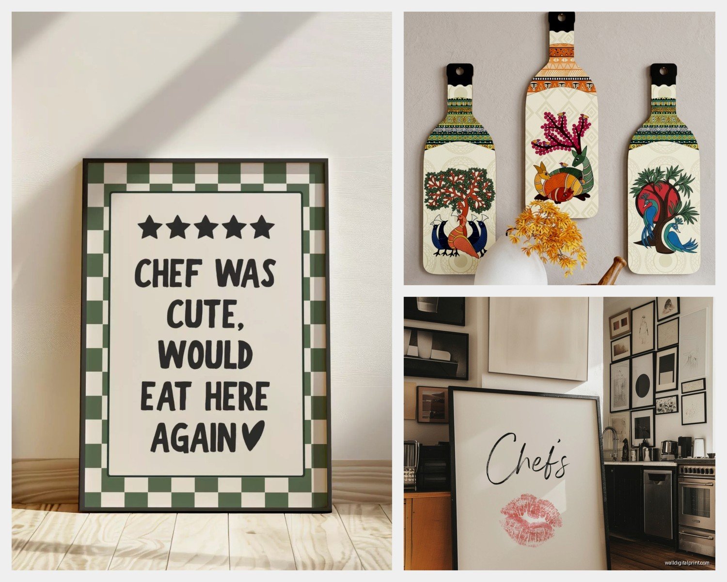 Small Kitchen Wall Art: Compact Cooking Space Decor