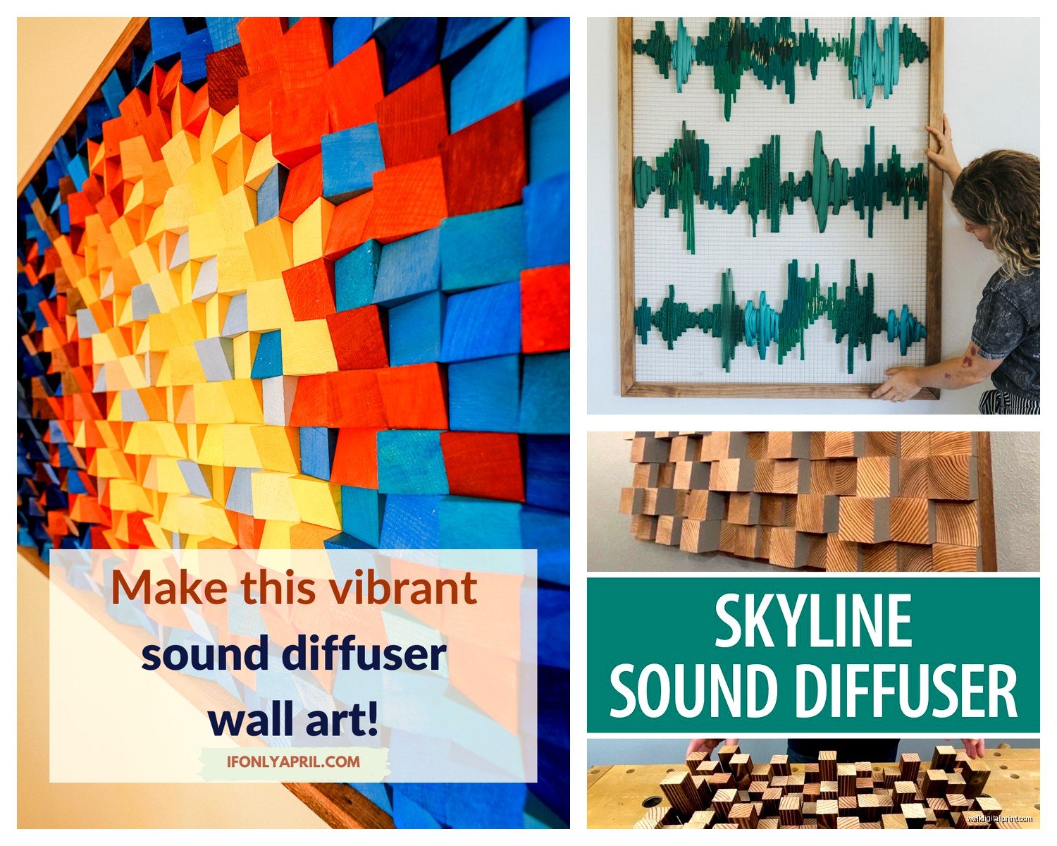 Sound Diffuser Wall Art: Acoustic Panel Functional Design