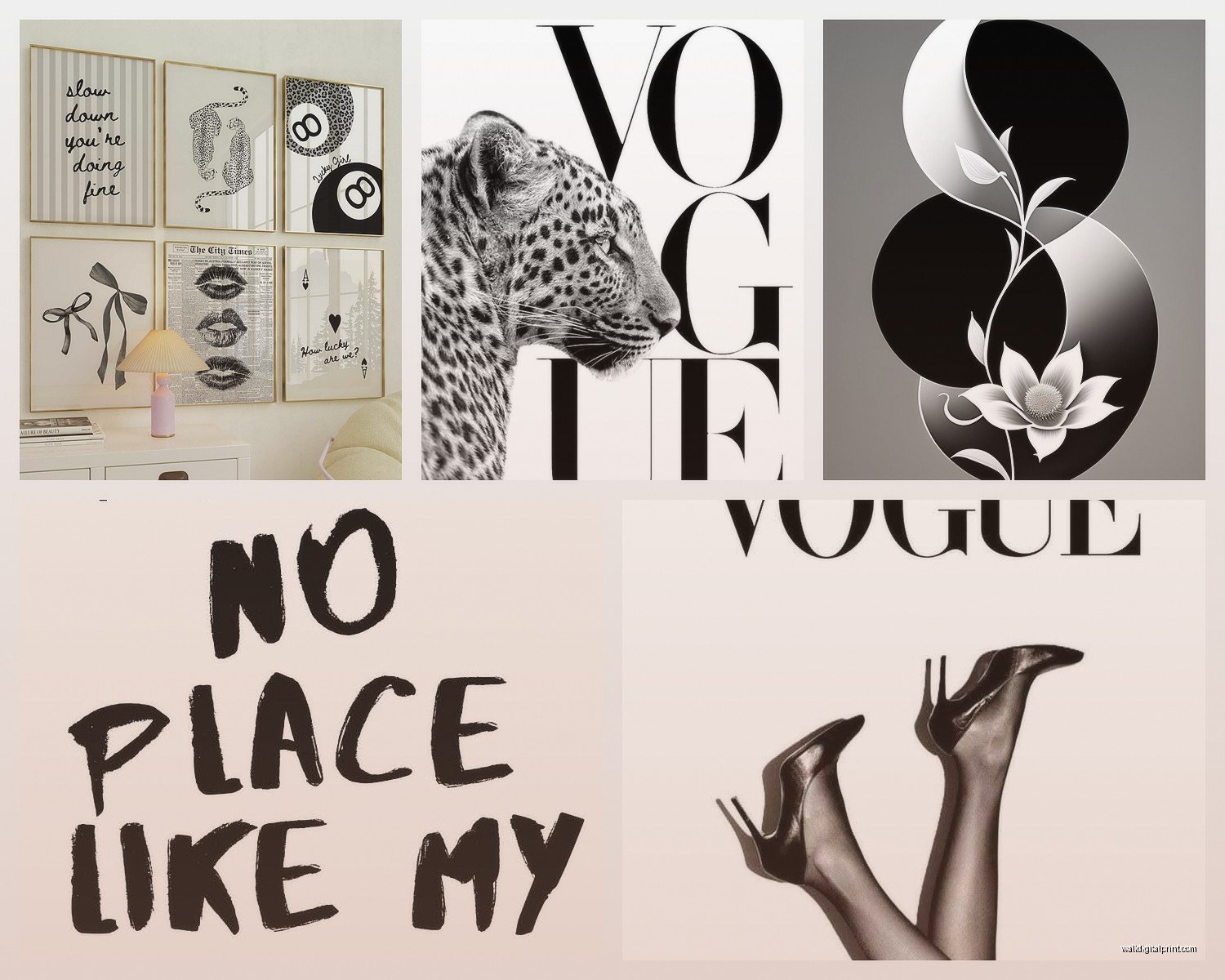 Wall Art for Bedroom Black and White: Monochrome Sleep Space
