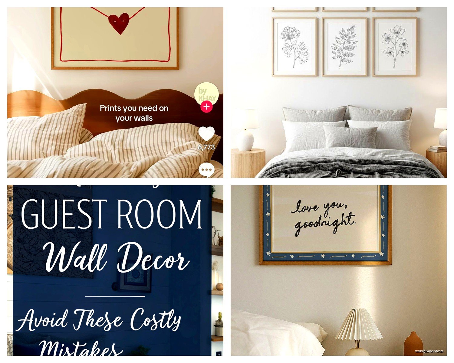Wall Art for Guest Bedroom: Welcoming Spare Room Decor