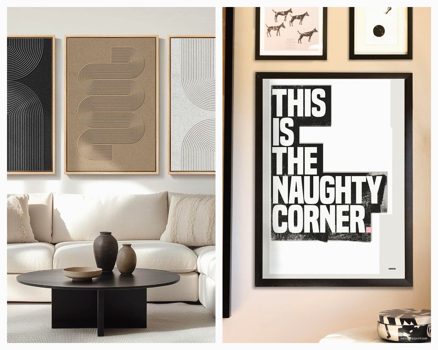 Wall Art for Living Room Black and White: Monochrome Designs