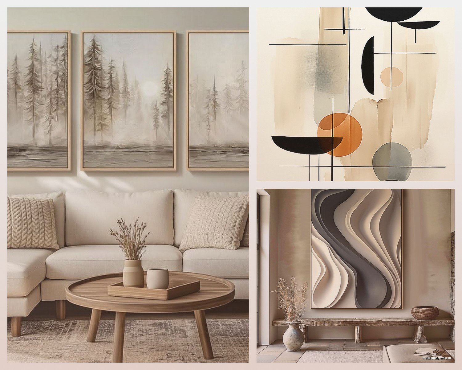 Wall Art for Living Room Modern: Up-to-Date Design Styles