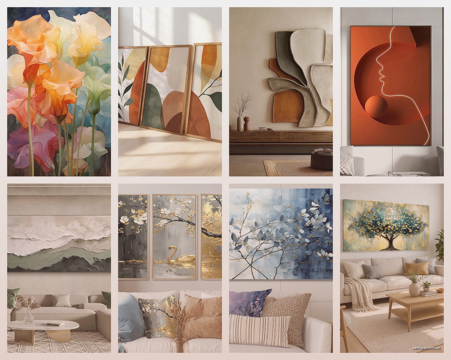 Wall Art Paintings for Living Room: Canvas & Acrylic Art