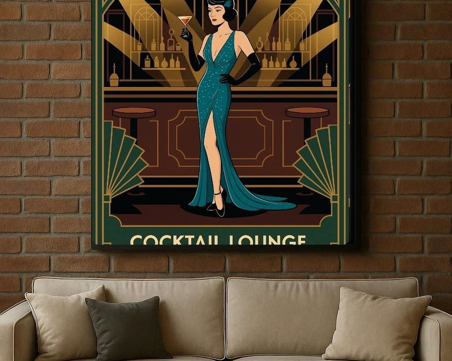 1920s Wall Art: Art Deco Jazz Age Vintage Decor