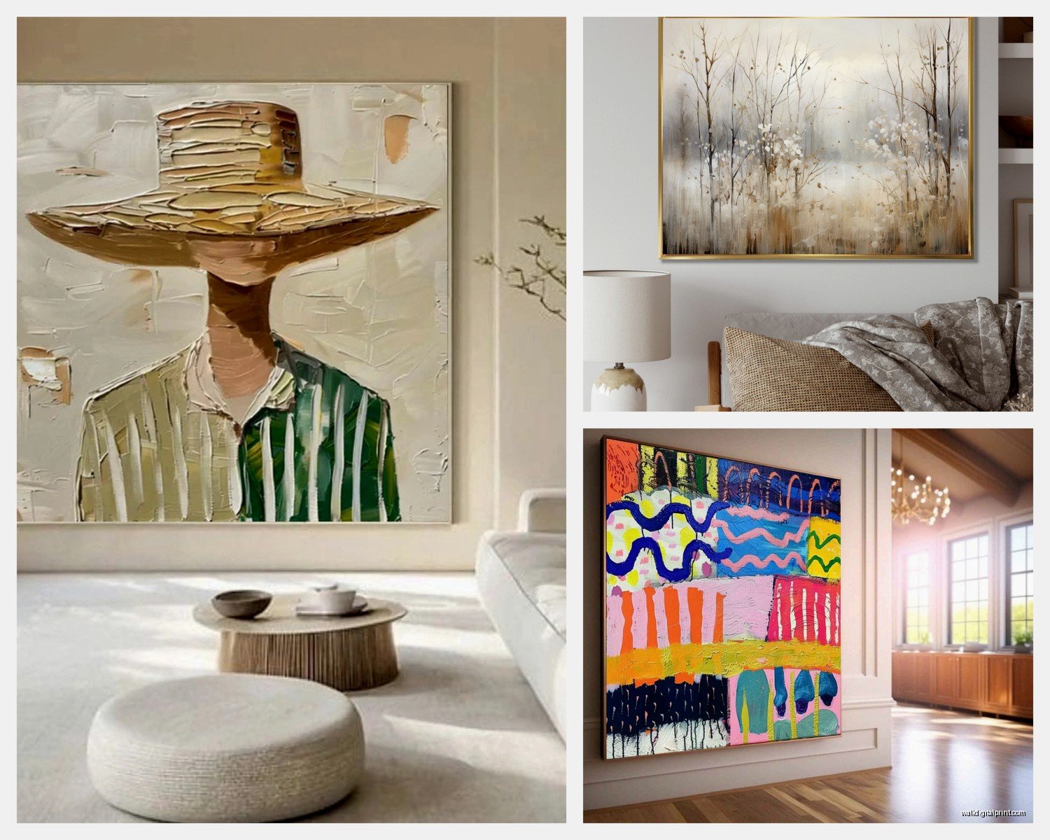 60x60 Wall Art: Large Square Format Gallery