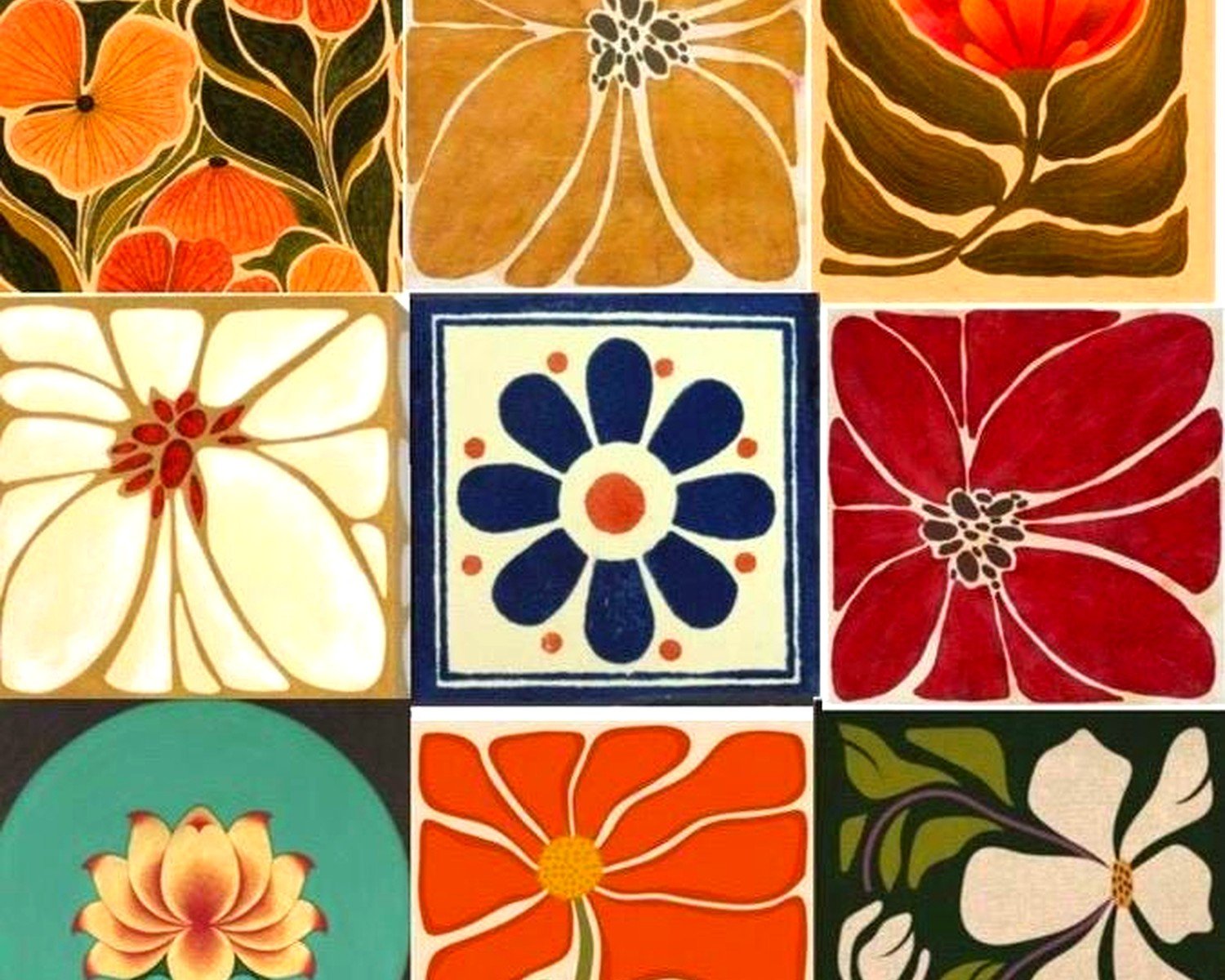 70s Retro Wall Art: Groovy Vintage 1970s Decor