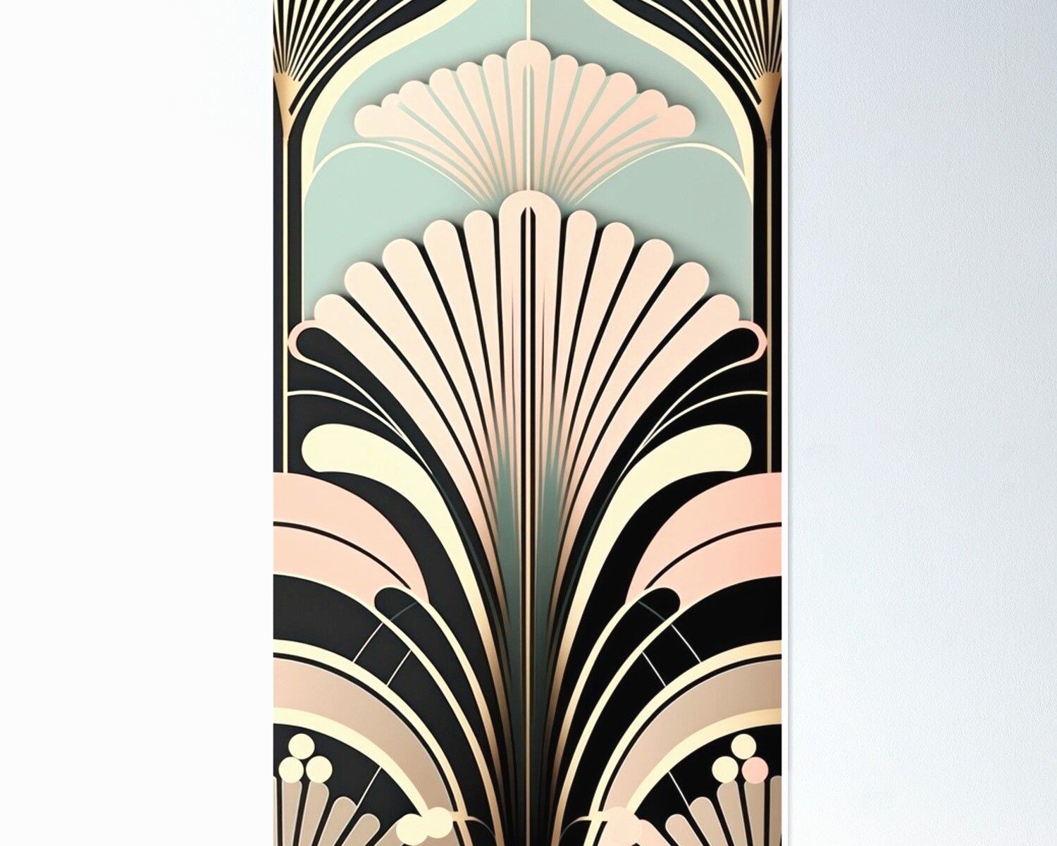 Art Deco Wall Art: 1920s Vintage Geometric Designs