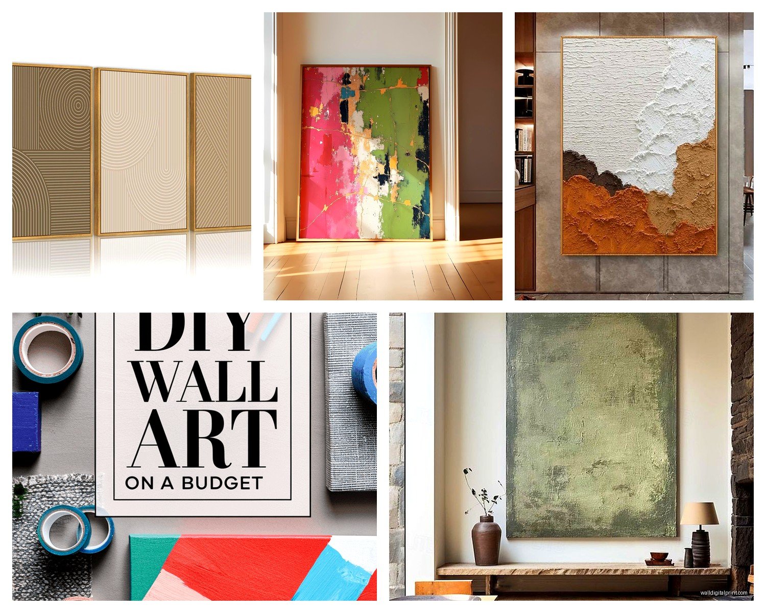 Cheap Abstract Wall Art: Affordable Modern Designs