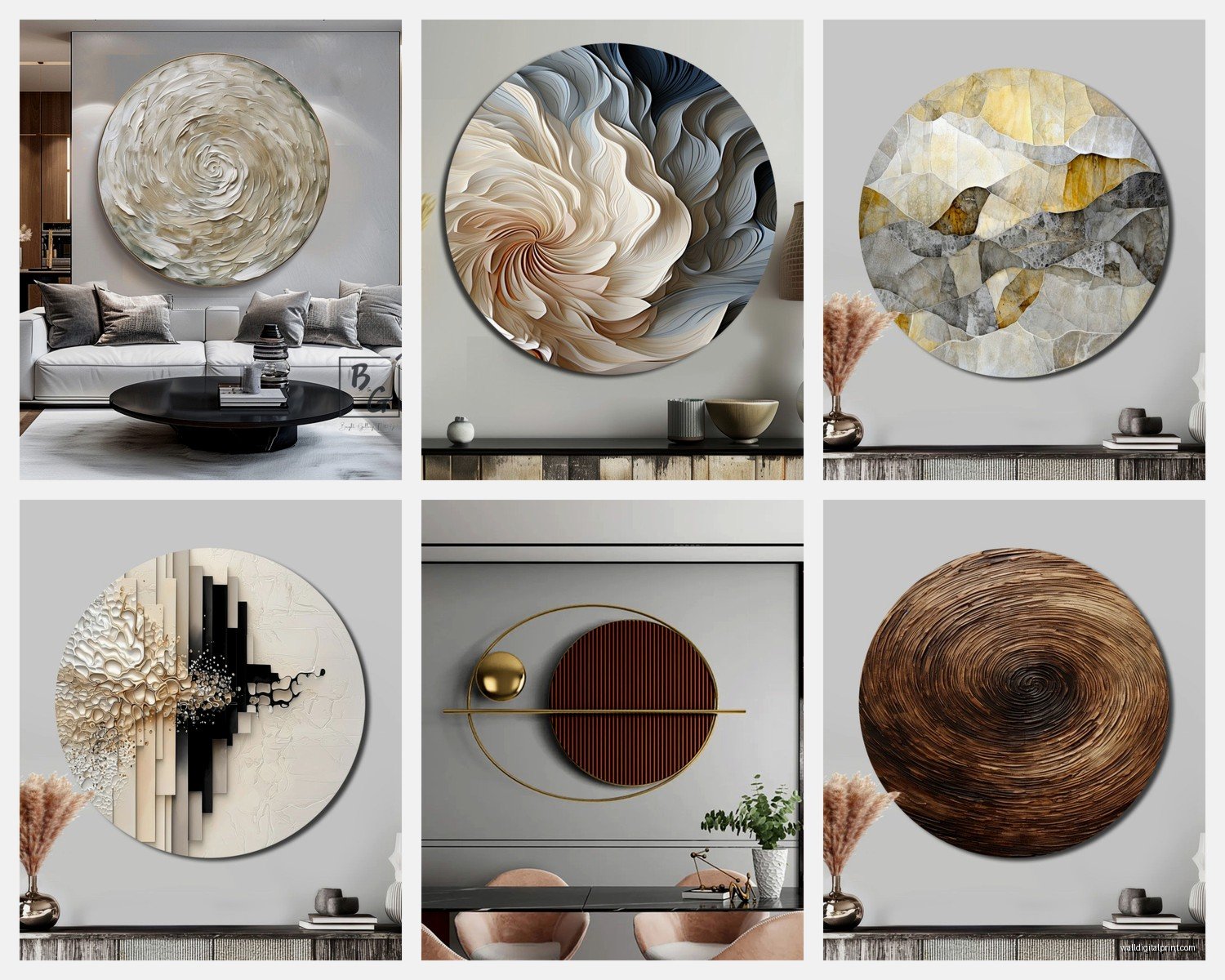 Circle Wall Art: Round Designs & Geometric Decor