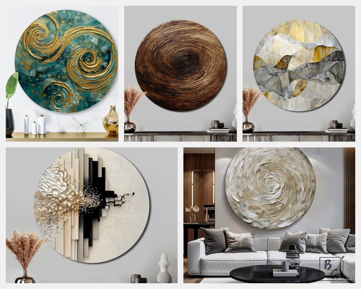 Circle Wall Art: Round Designs & Geometric Decor