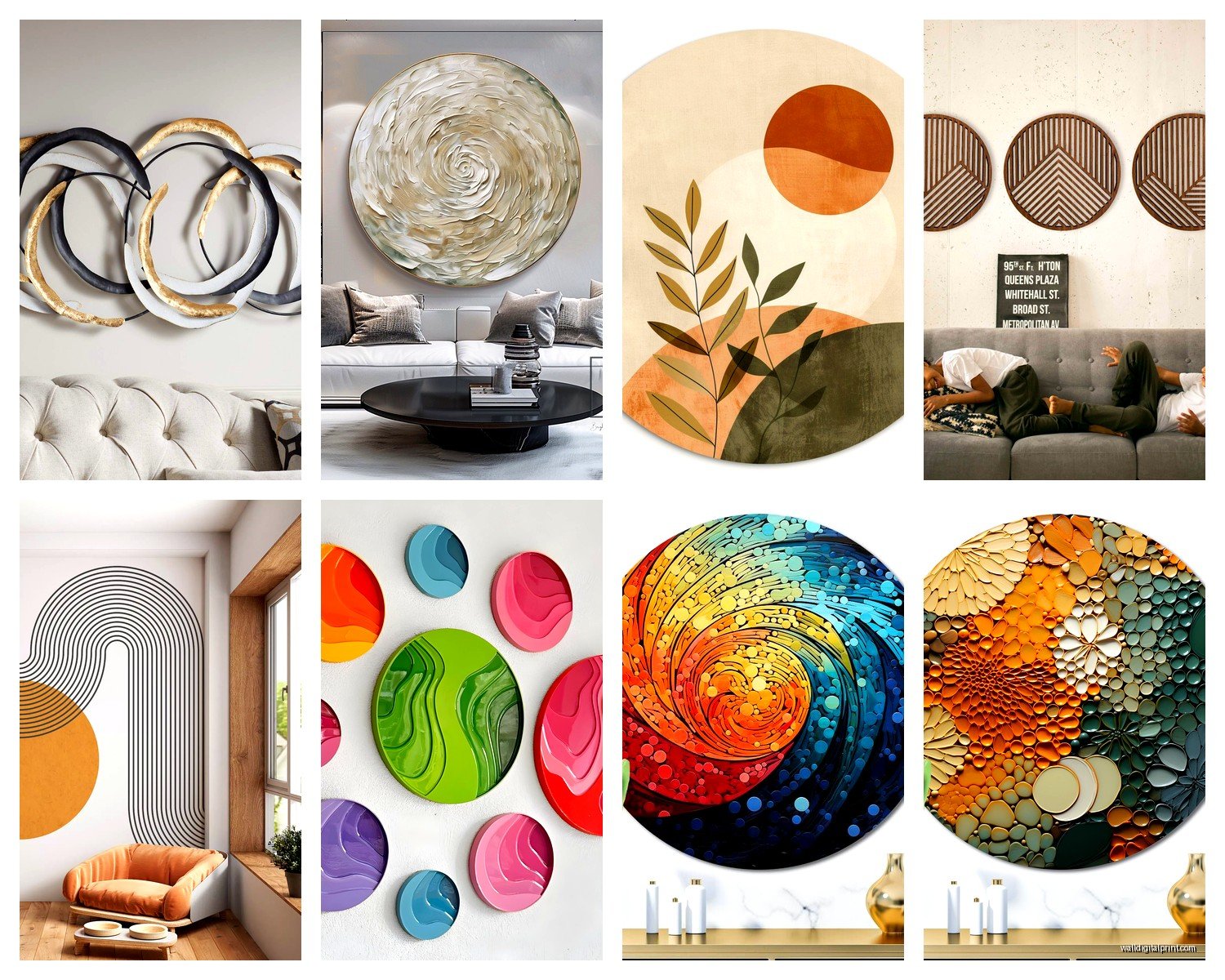 Circular Wall Art: Round & Radial Design Gallery