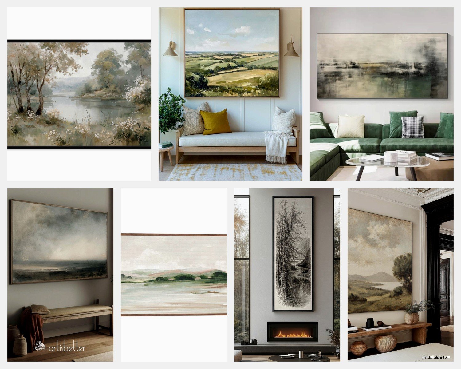 Extra Large Landscape Wall Art: Oversized Nature Prints