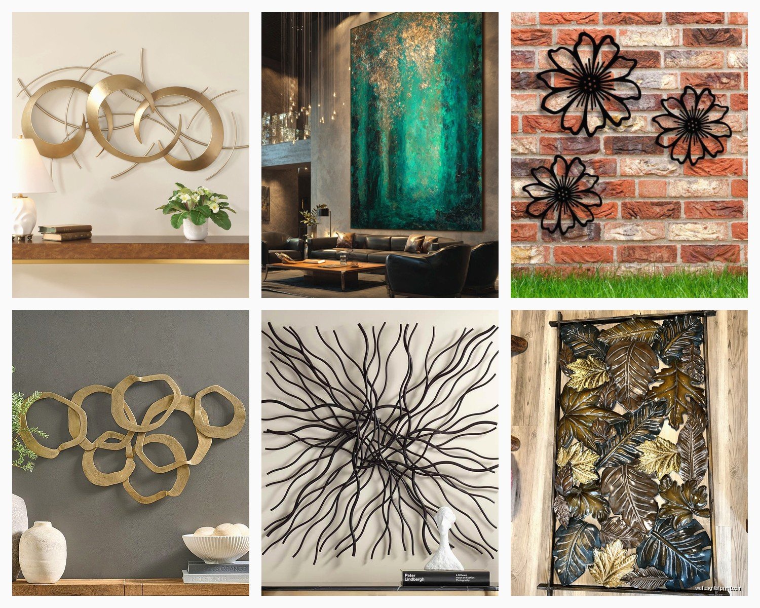 Extra Large Metal Wall Art: Oversized Sculpture Statement