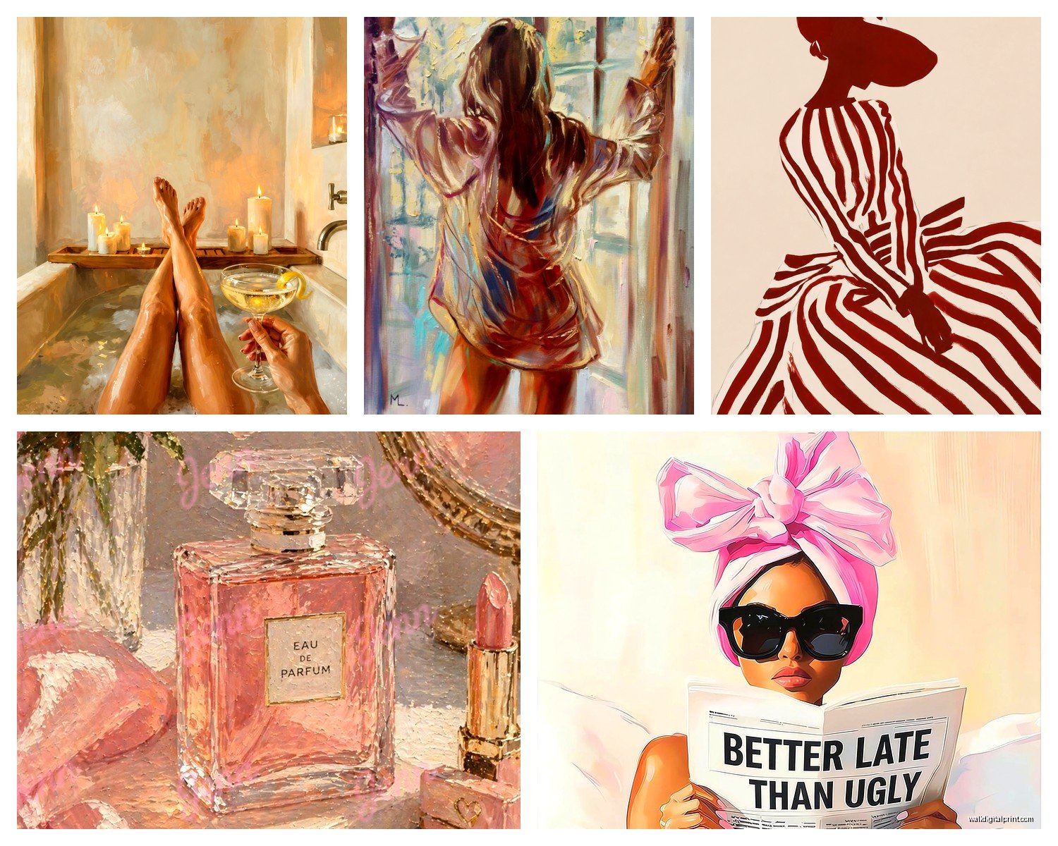 Feminine Wall Art: Soft Delicate Women-Focused Designs