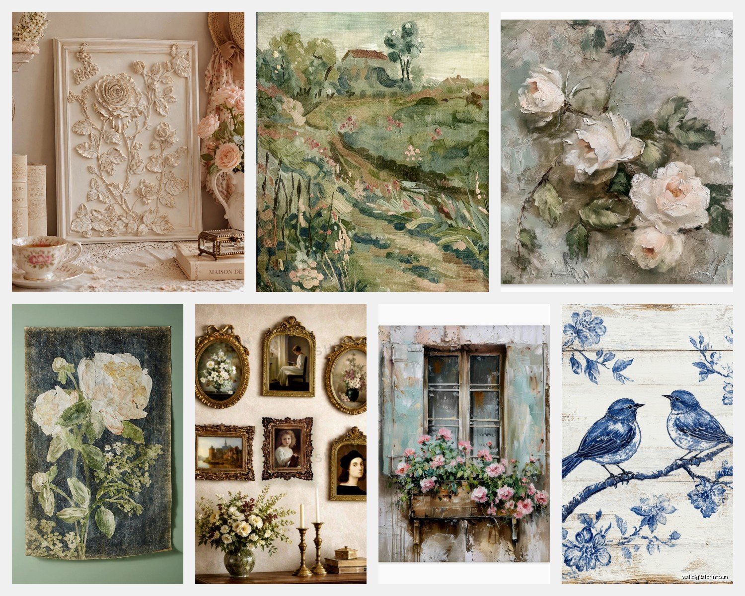 French Country Wall Art: Provence-Inspired Vintage Decor