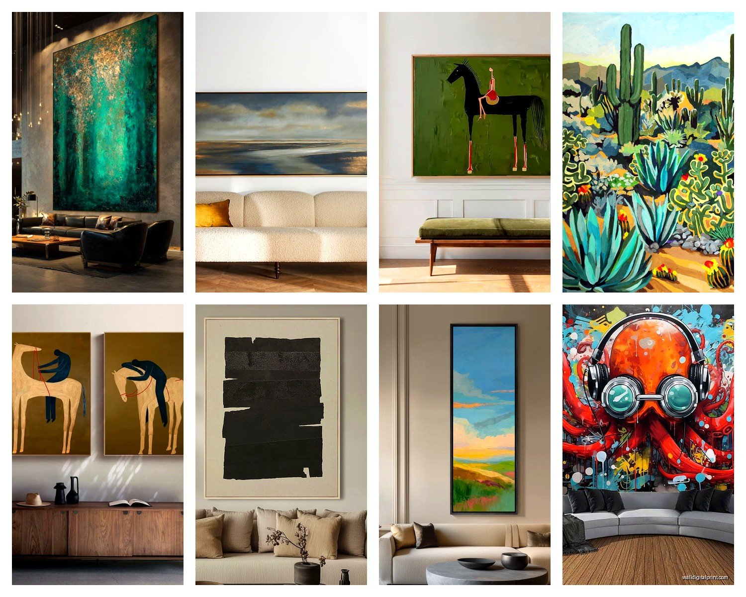 Giant Wall Art: Extra Large Statement Pieces