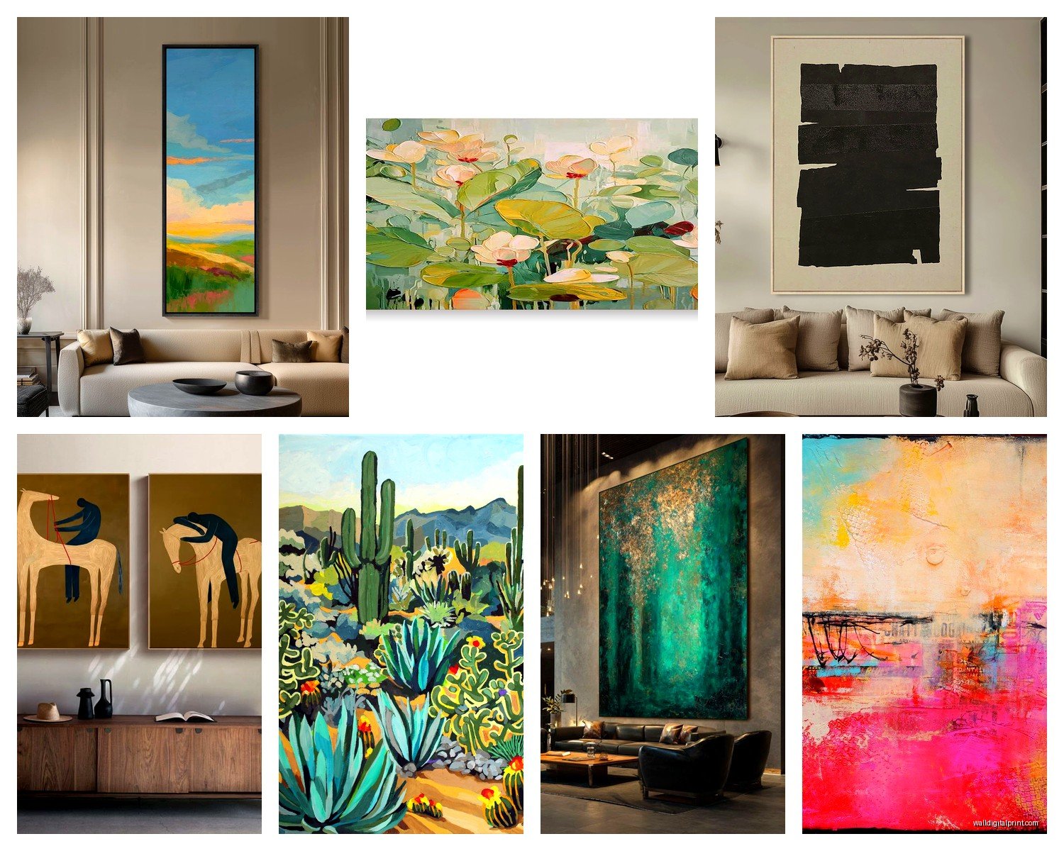 Giant Wall Art: Extra Large Statement Pieces