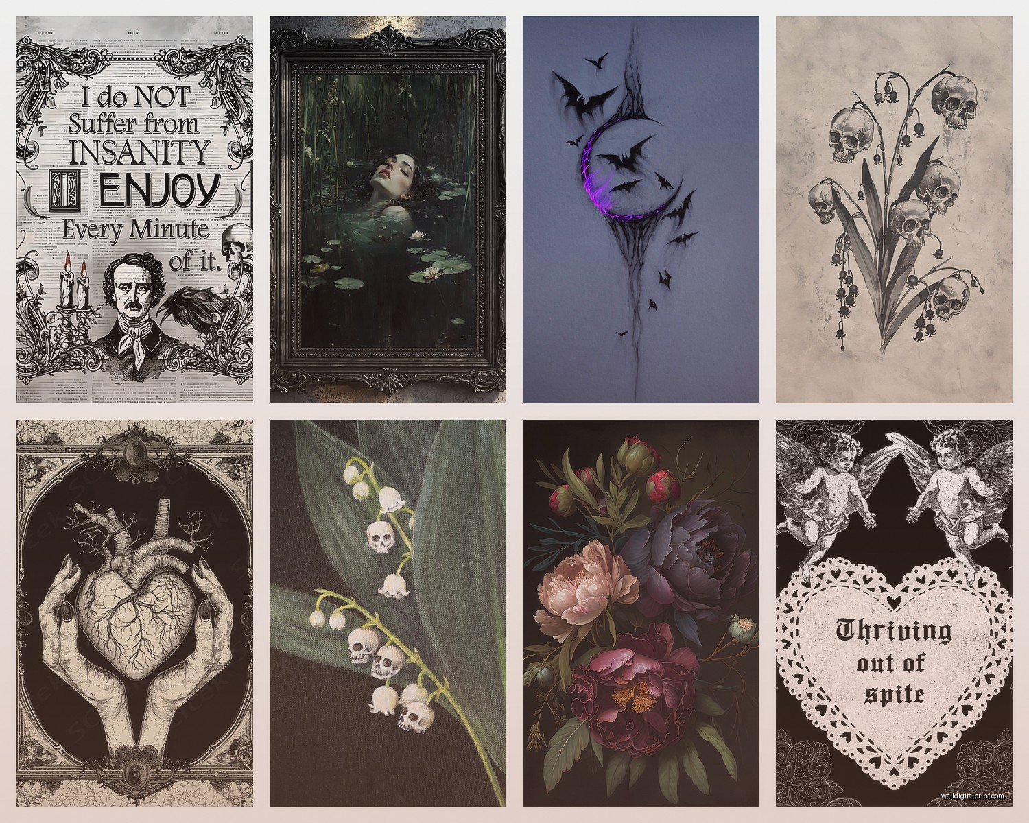 Gothic Wall Art: Dark Victorian & Medieval Inspired Decor