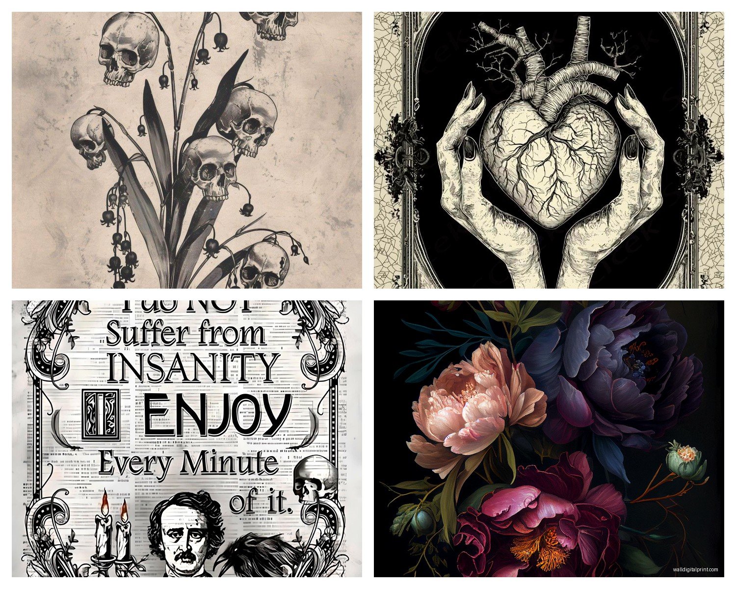 Gothic Wall Art: Dark Victorian & Medieval Inspired Decor