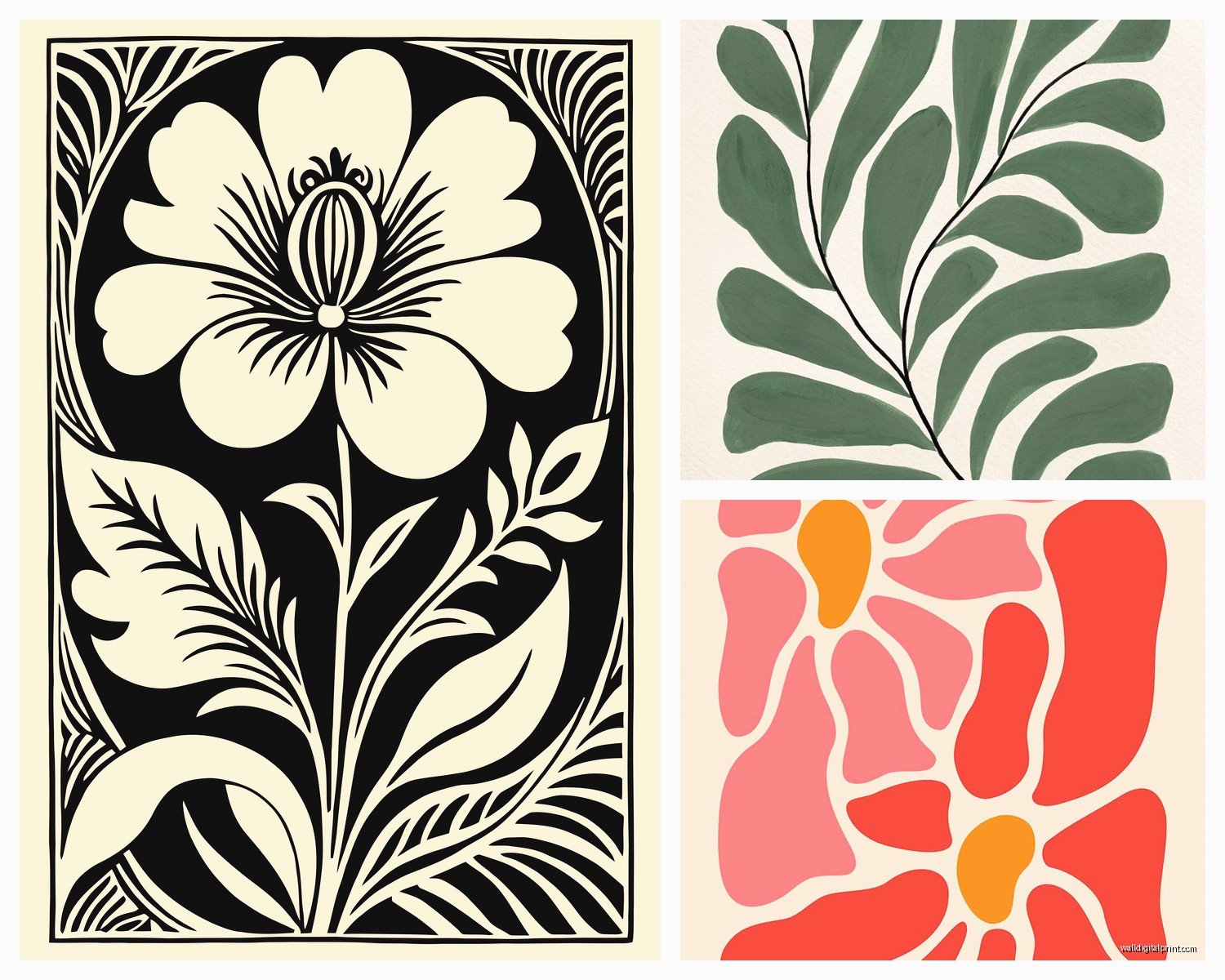 Graphic Wall Art: Bold Typography & Design Elements