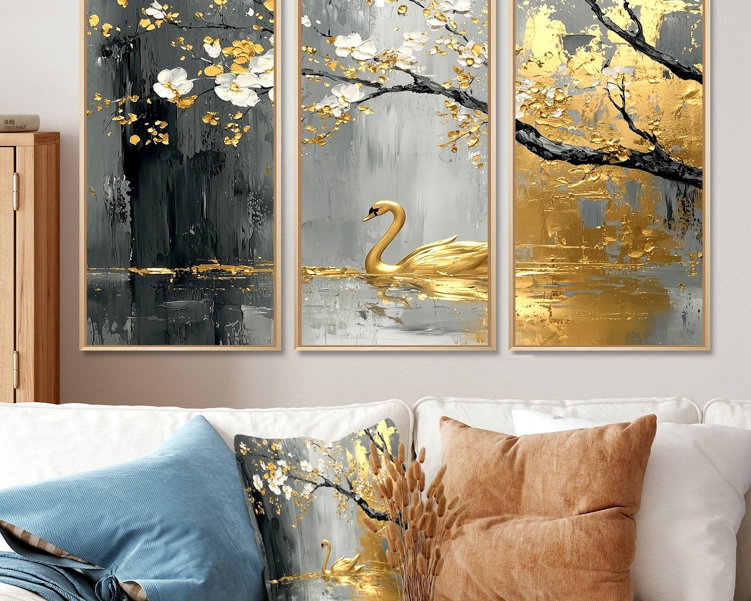 Grey Wall Art for Living Room: Neutral Main Space Designs