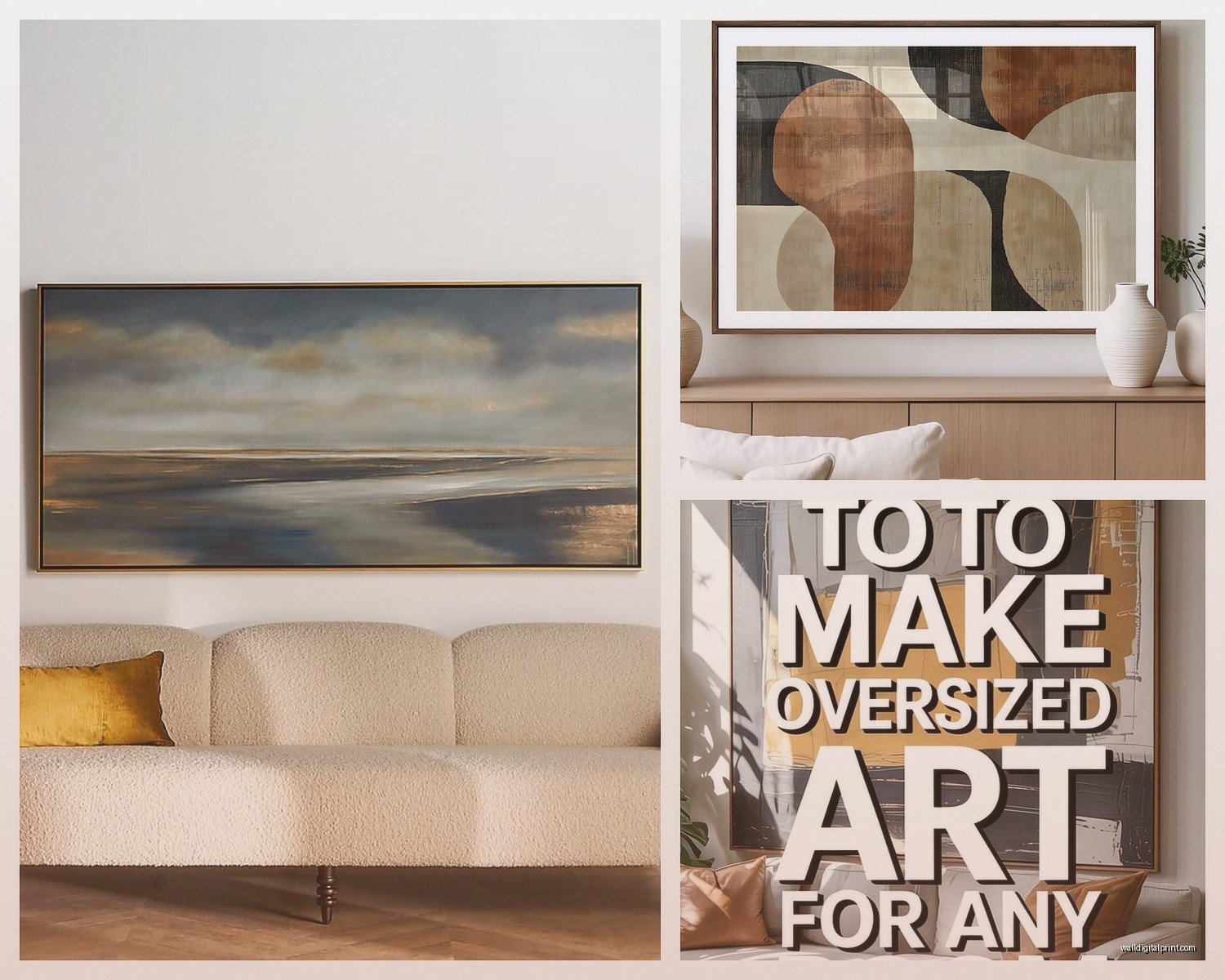 Huge Wall Art: Extra Oversized Enormous Statement Pieces