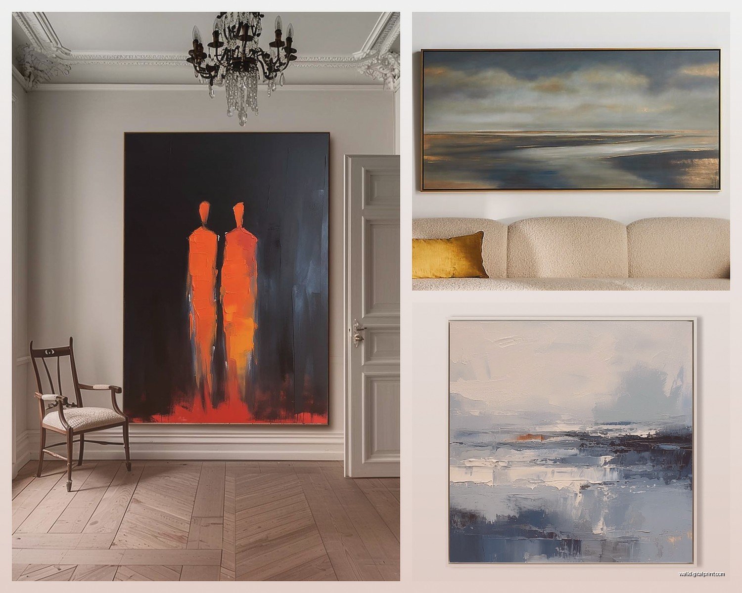 Large Contemporary Wall Art: Oversized Modern Pieces