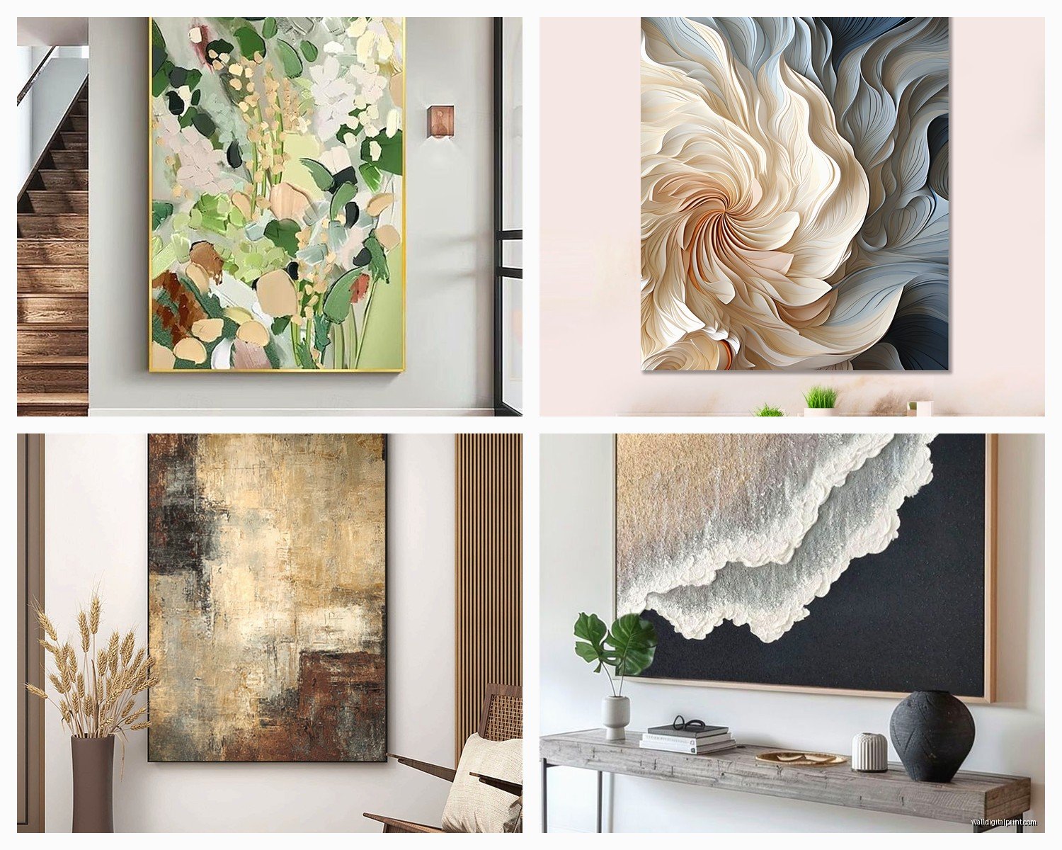 Large Modern Wall Art: Oversized Contemporary Pieces