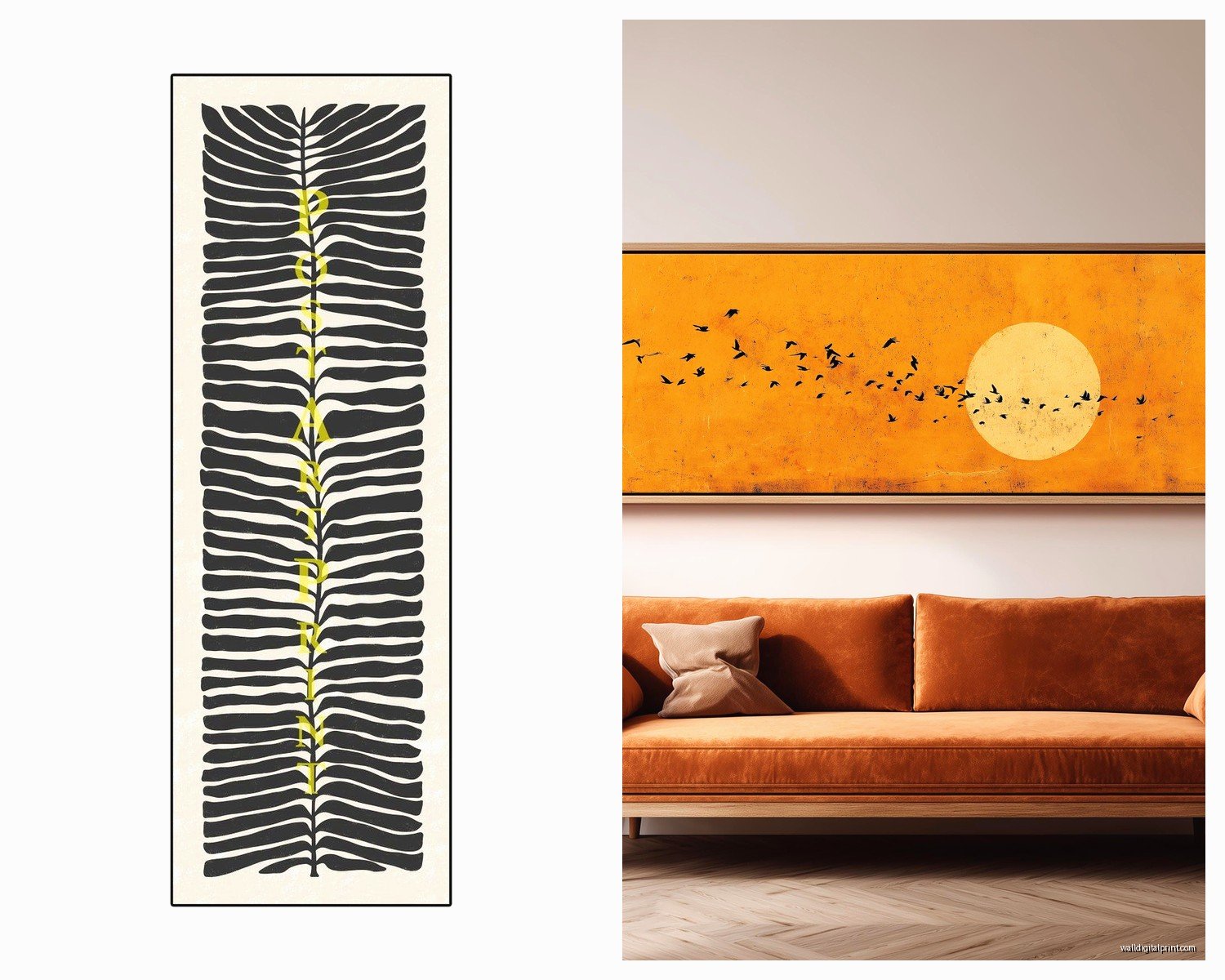 Long Narrow Horizontal Wall Art: Slim Panoramic Designs