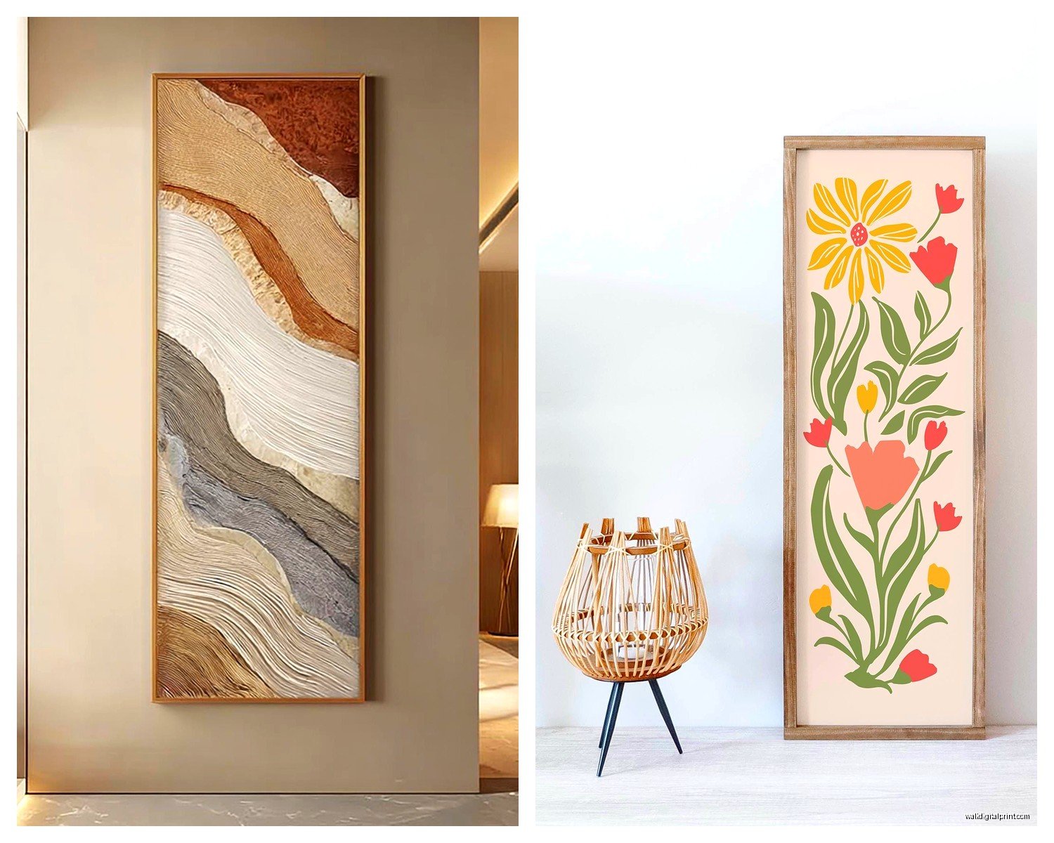 Long Wall Art Vertical: Tall Portrait Format Pieces