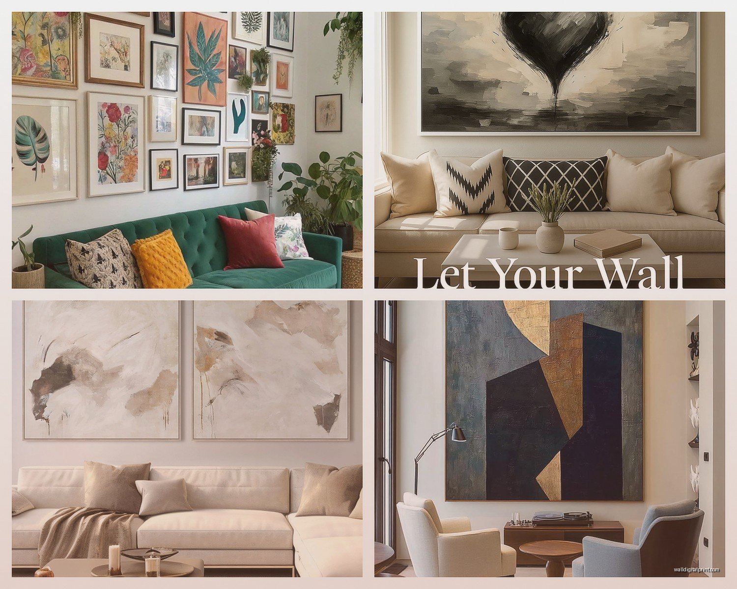 Lounge Room Wall Art: Casual Living Space Decor